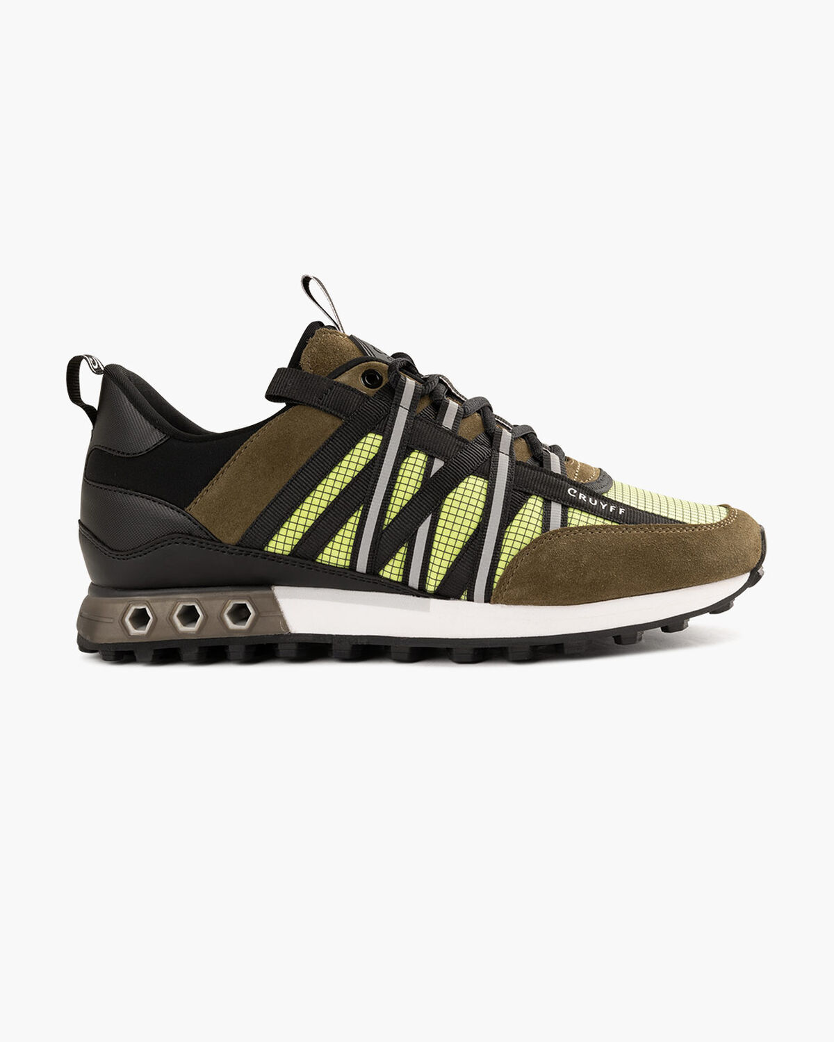 Fearia Hex - Grid Ripstop/Suede, Green/Orange, hi-res