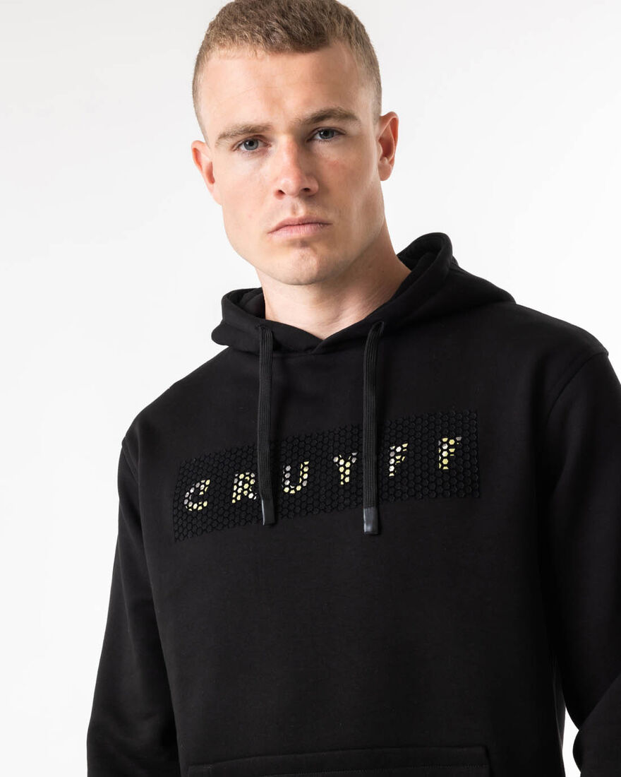 Amo Hoodie - 65% Cotton 35% Polyester, Black, hi-res