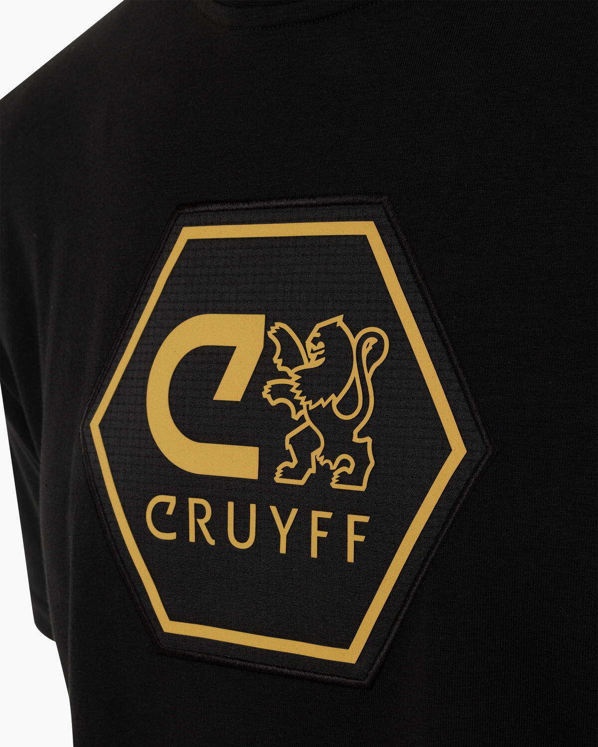 C-Lion Tee, Black/Gold, hi-res