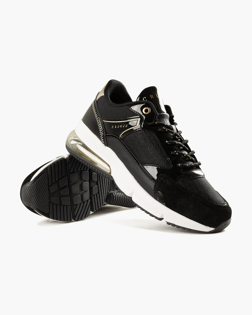 Diamond Lux - Tumbled/Textile/Patent, Black, hi-res
