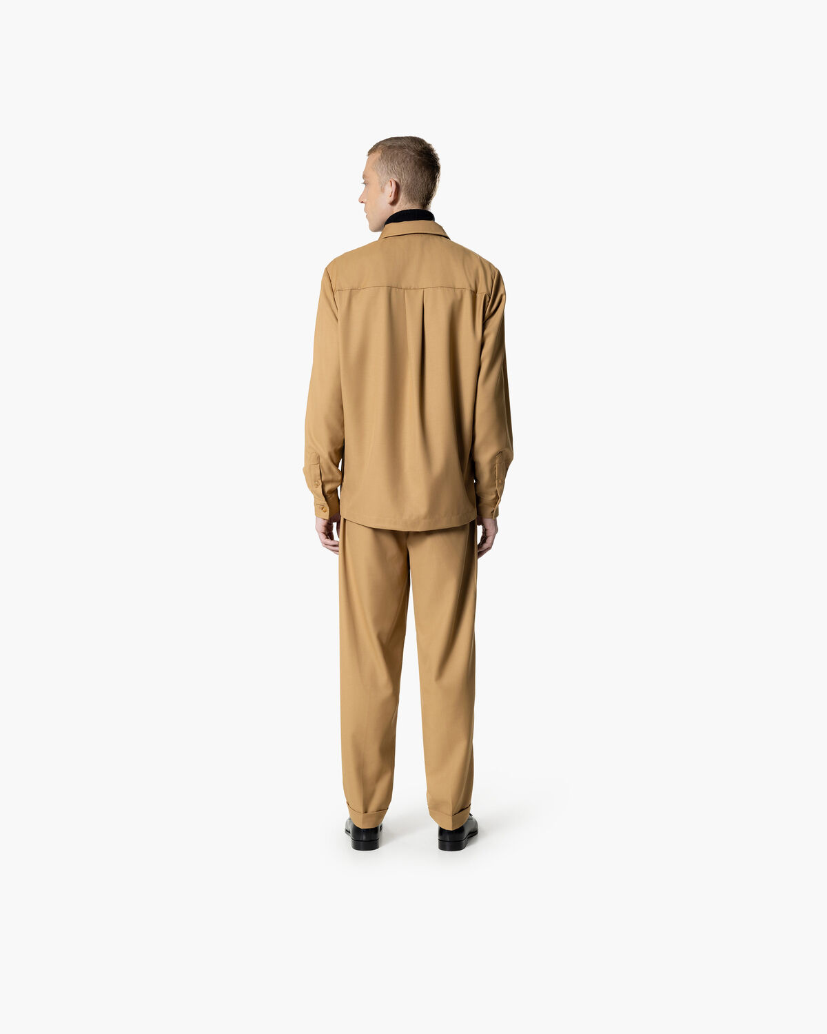 Tailored Tech Overshirt, Sand, hi-res