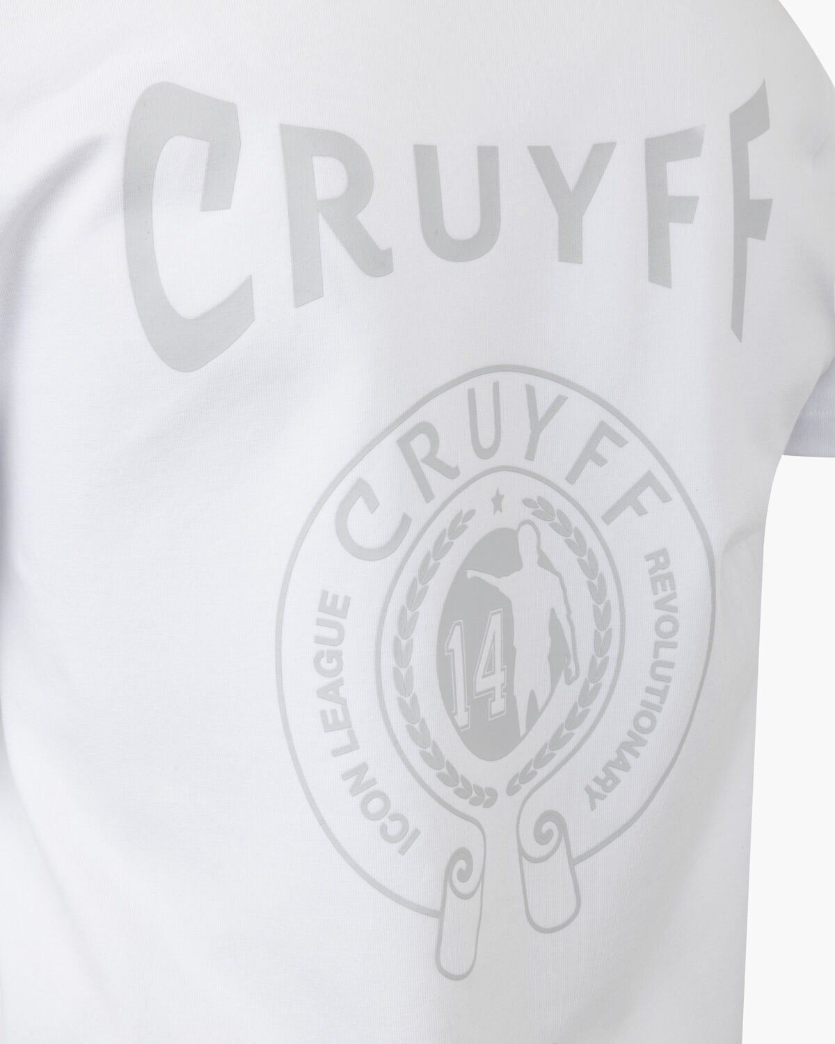 League Logo Tee, White, hi-res