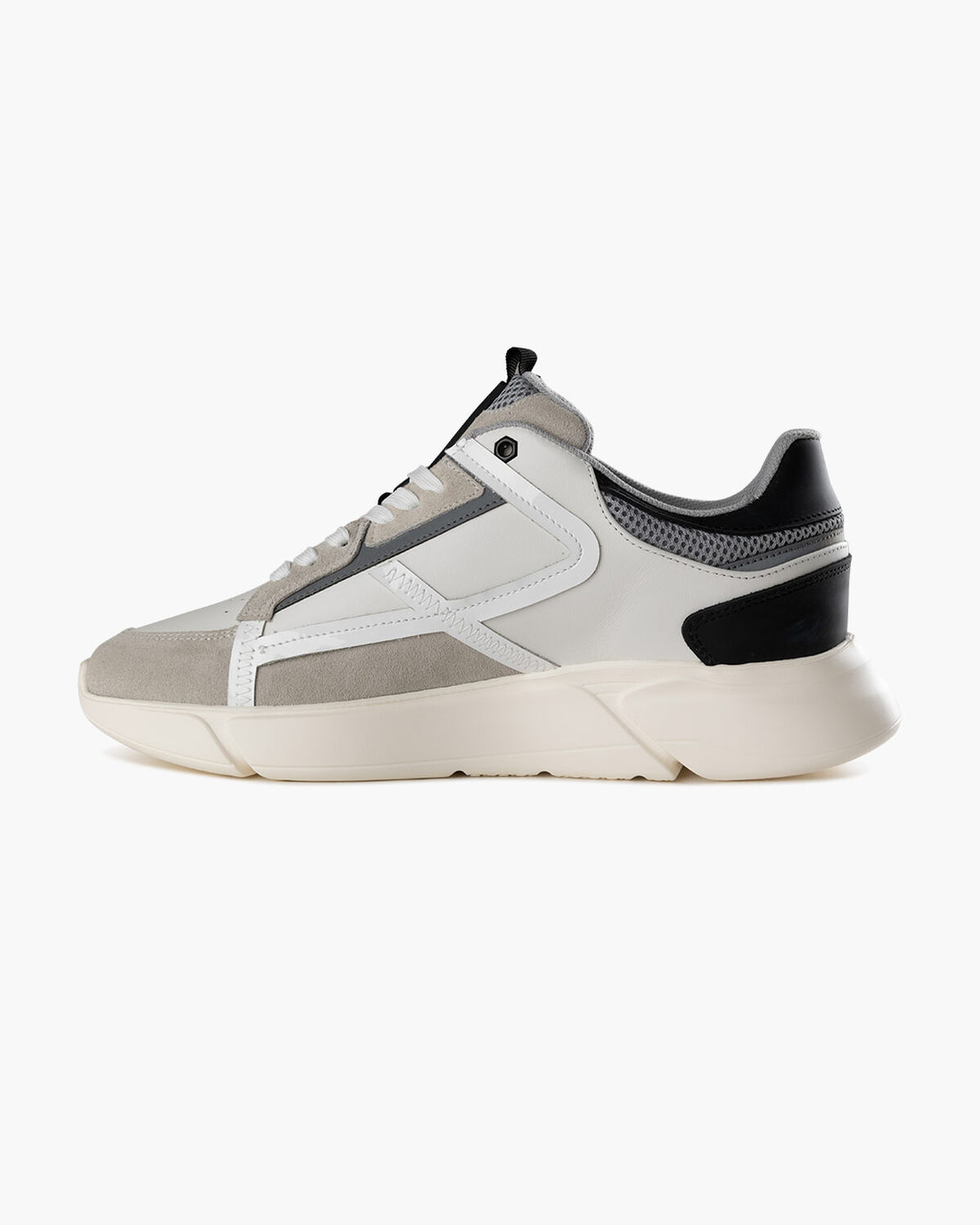 Arquero - Soft Nappa/Suede, White/Grey, hi-res