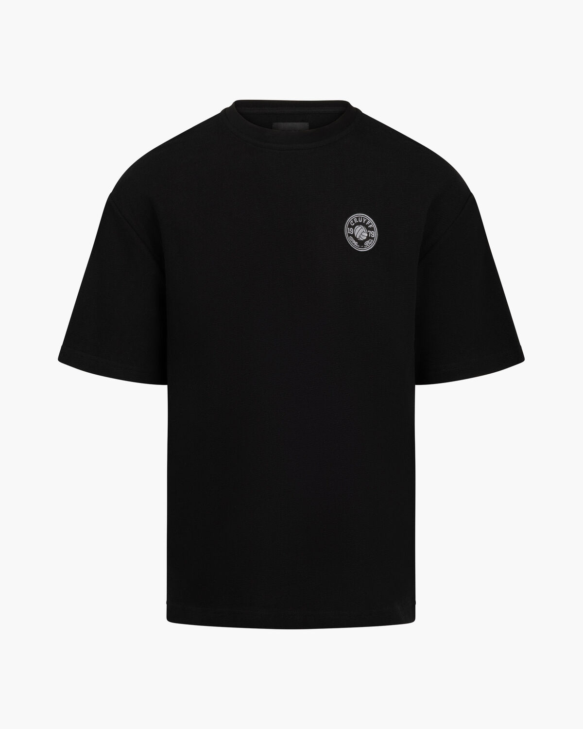 Retro Badge Tee, Black, hi-res