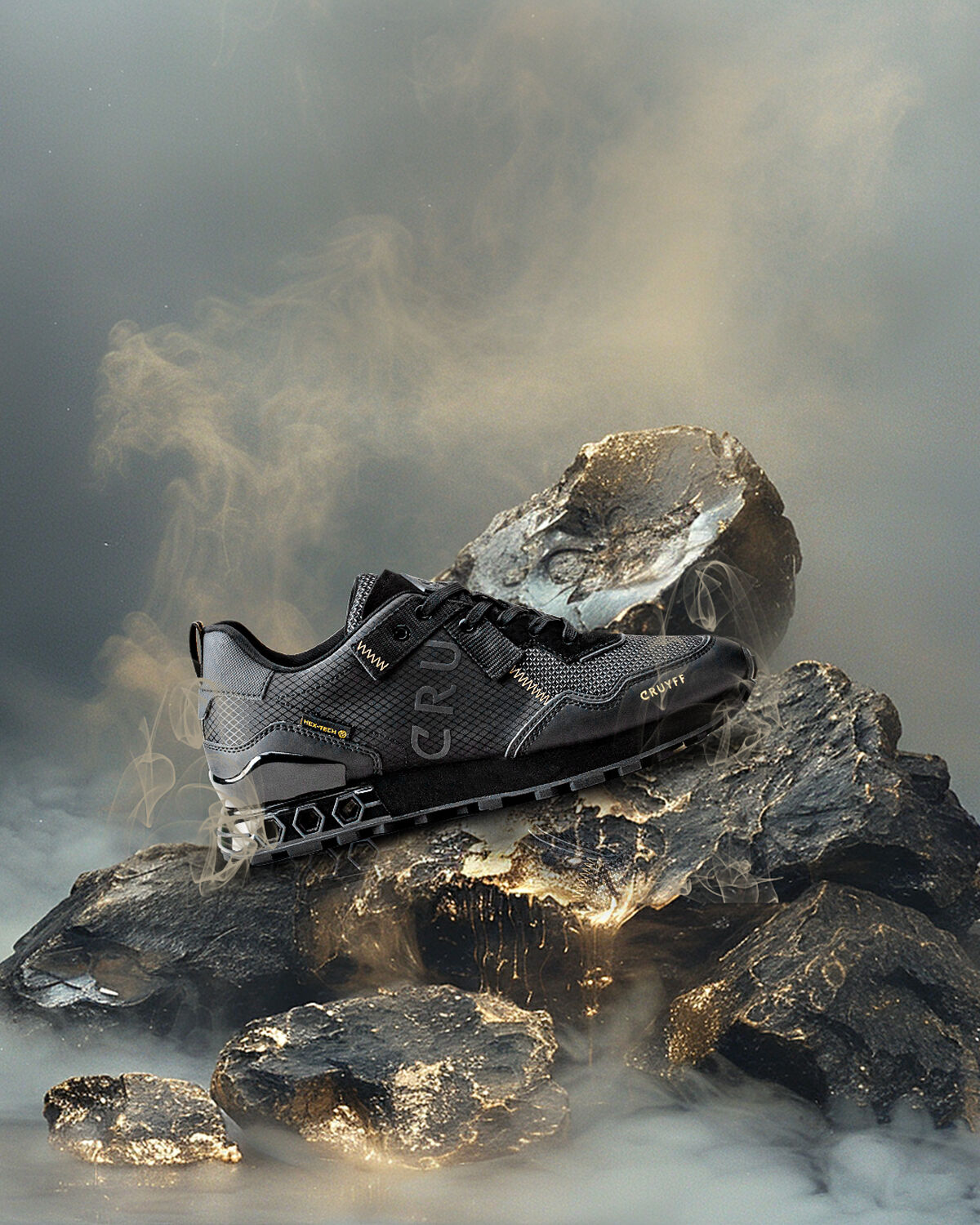 Superbia Hex - Tech, Black/Gold, hi-res