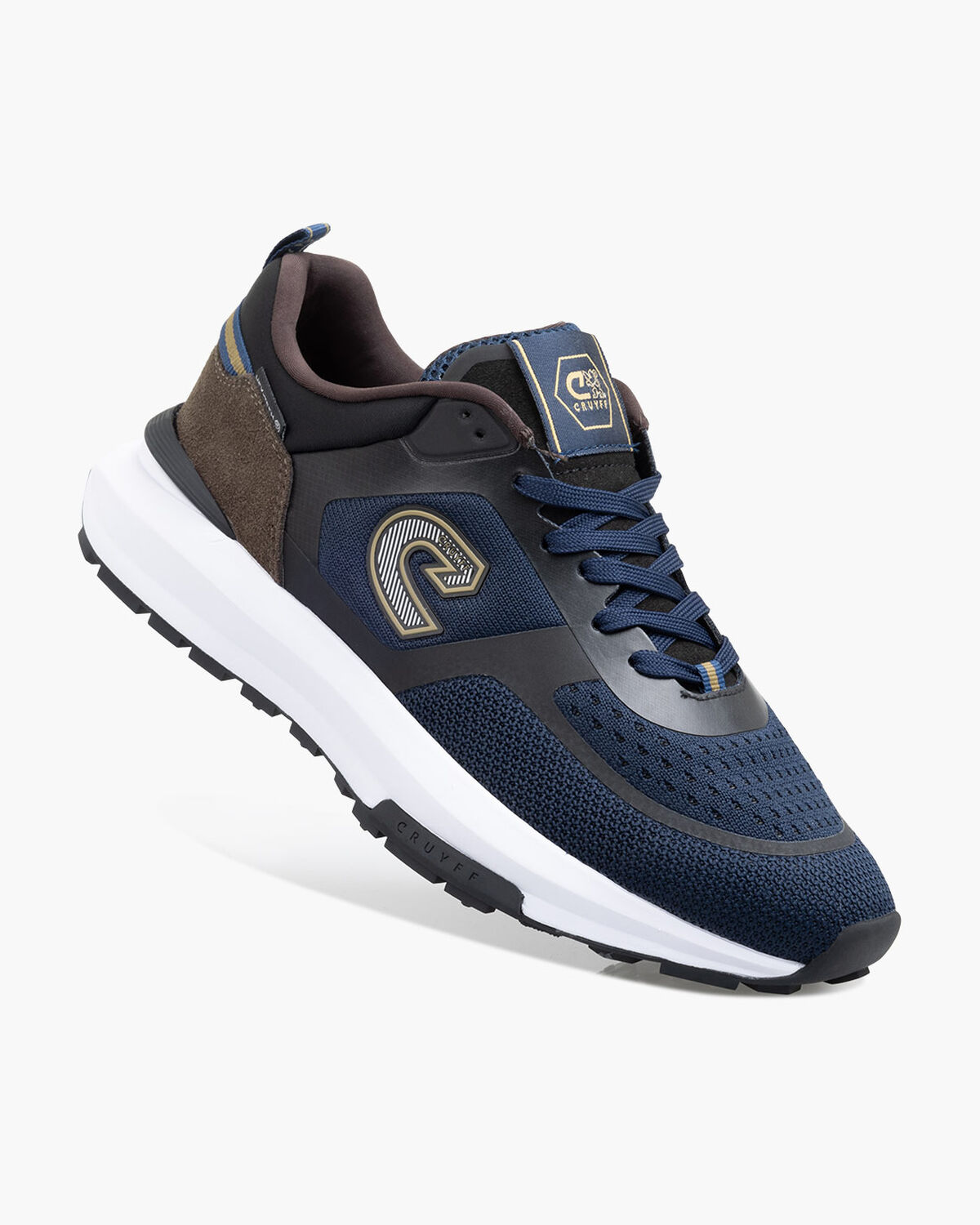 Fuzeknit, Navy/Brown, hi-res