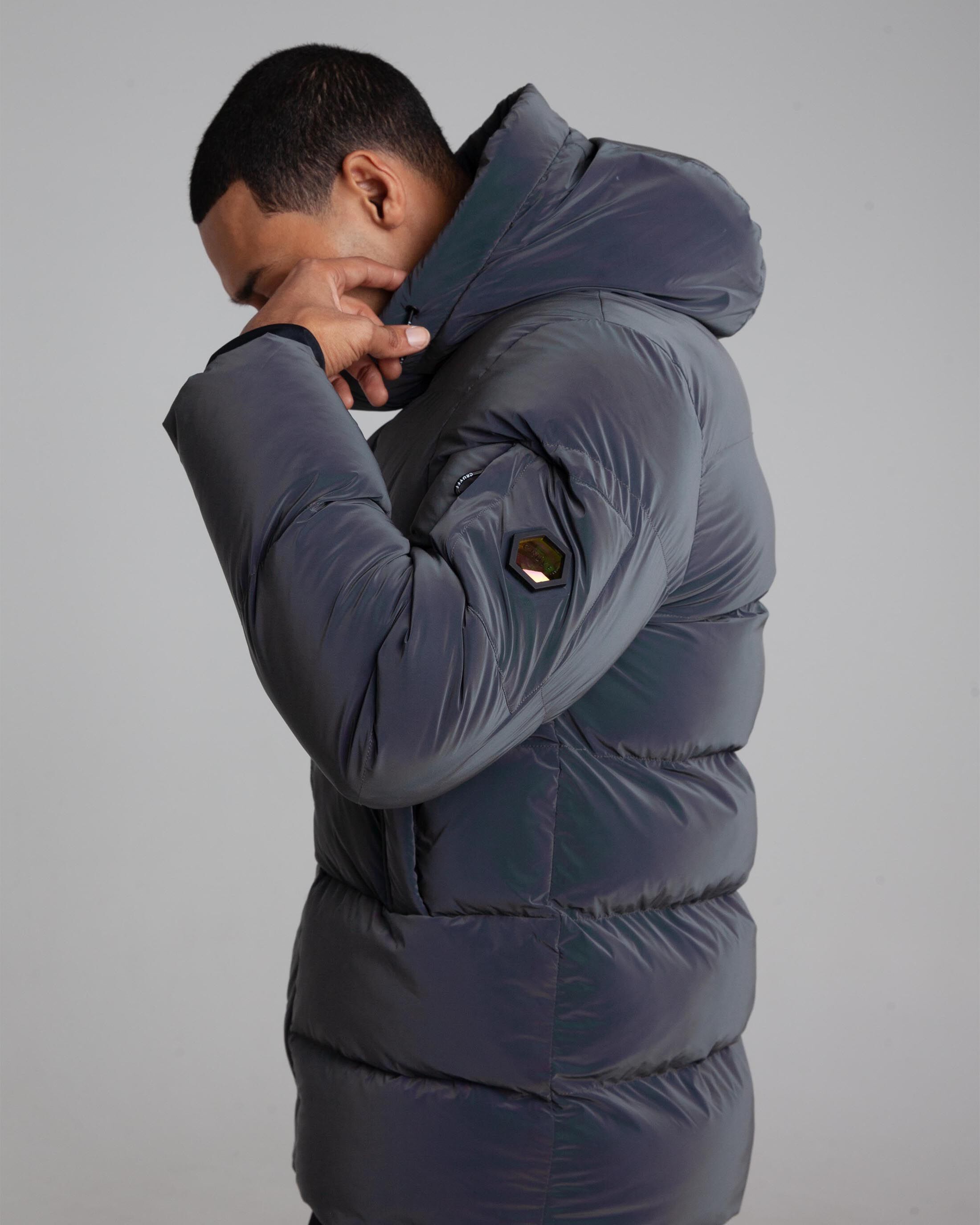 Roxley reflective puffer jacket hotsell