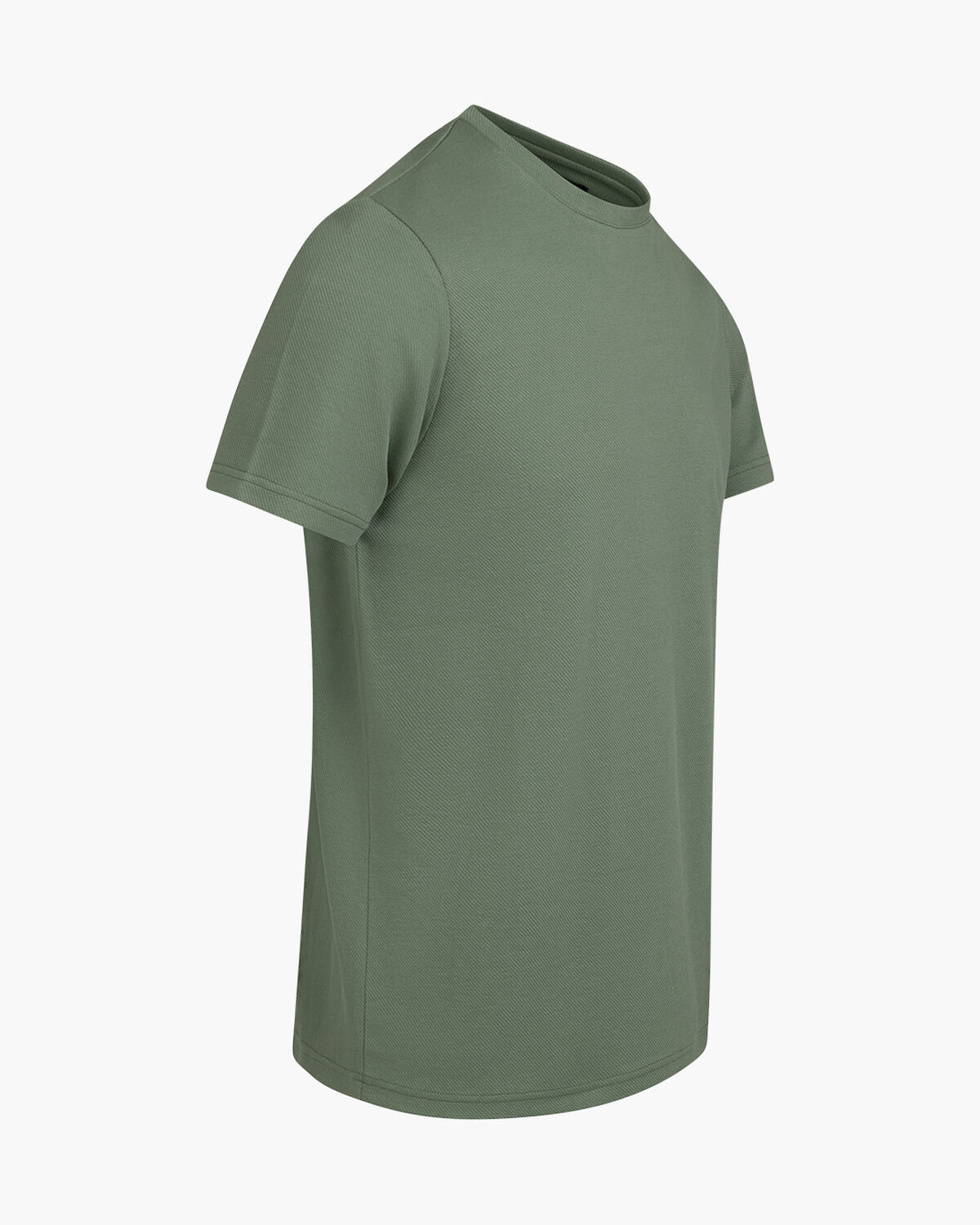 Twill Tee, Grey/Green, hi-res