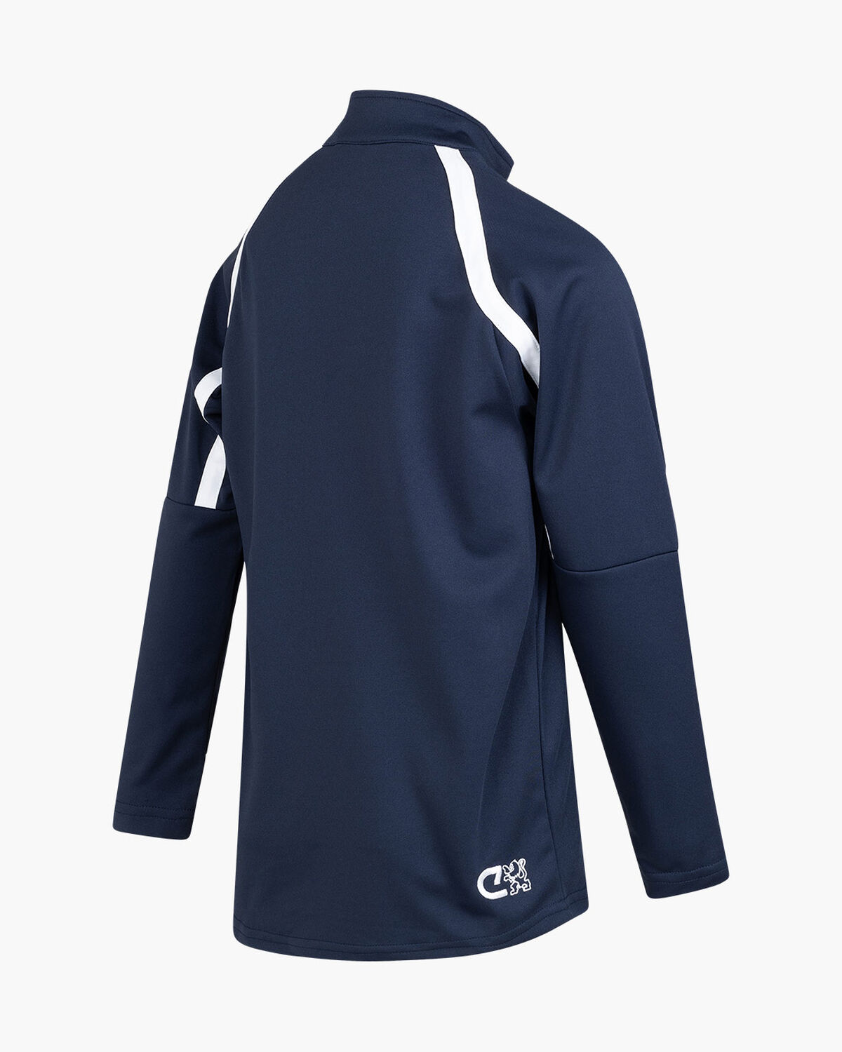 Cruyff Tech Turn Half Zip Juni, Navy/White, hi-res