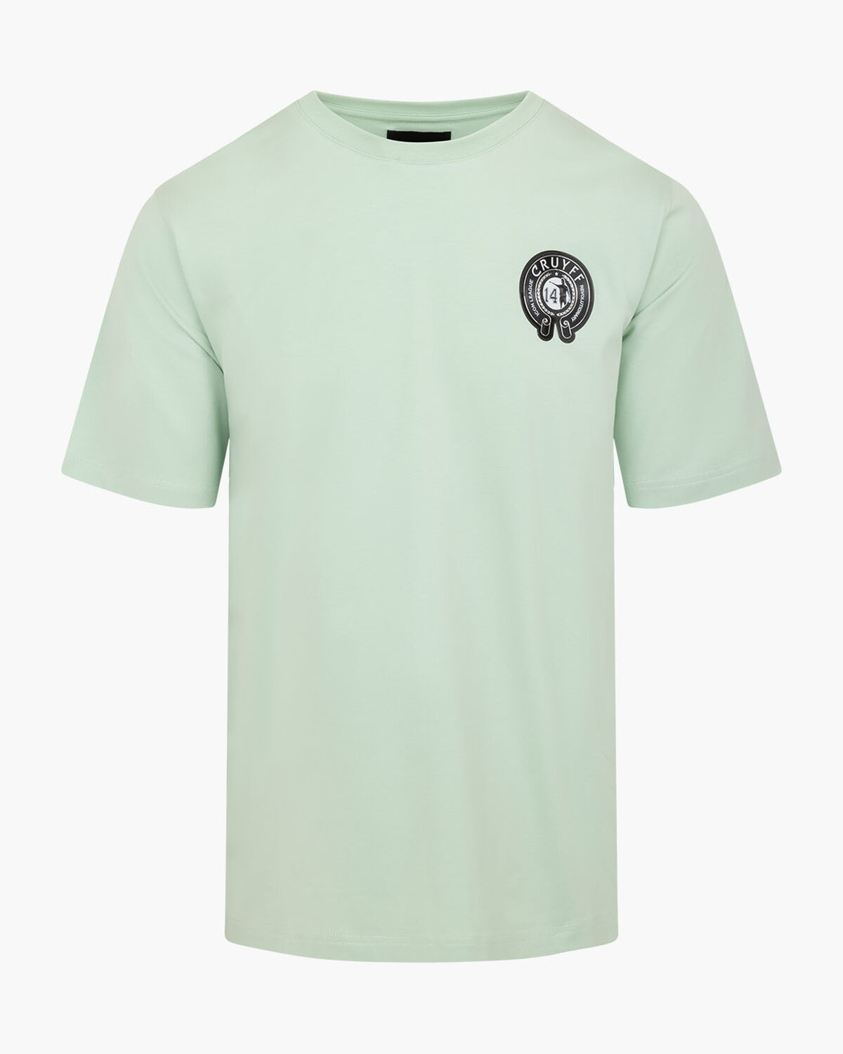 League Logo Tee, Lime, hi-res
