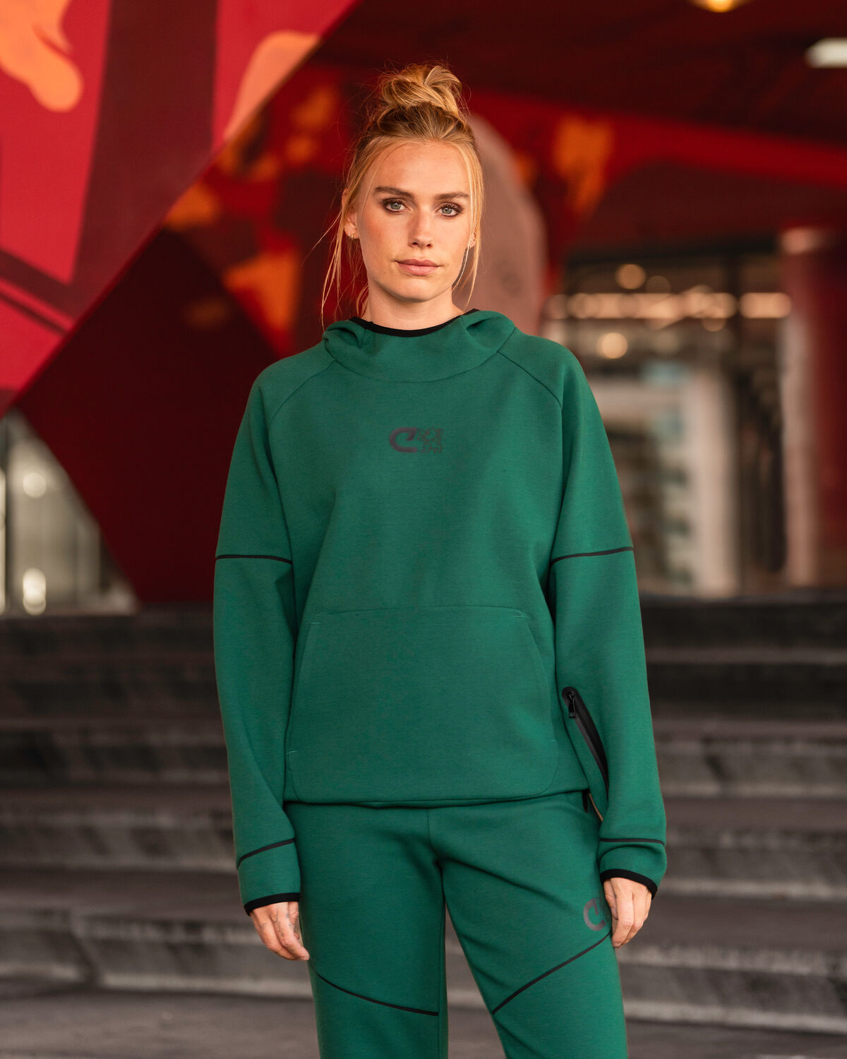 Sorex Tech Hoodie, Storm Green, hi-res