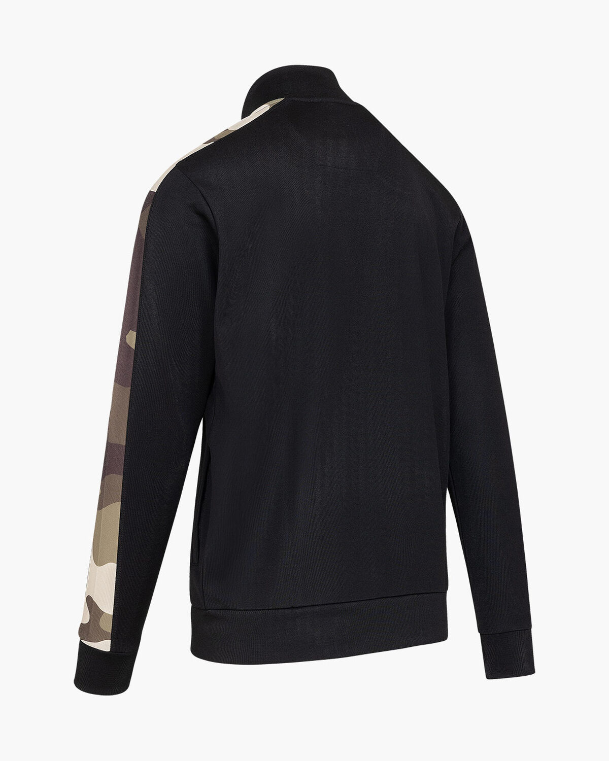 Montez Track Top - 65% Polyester / 35% Cotton, Black, hi-res