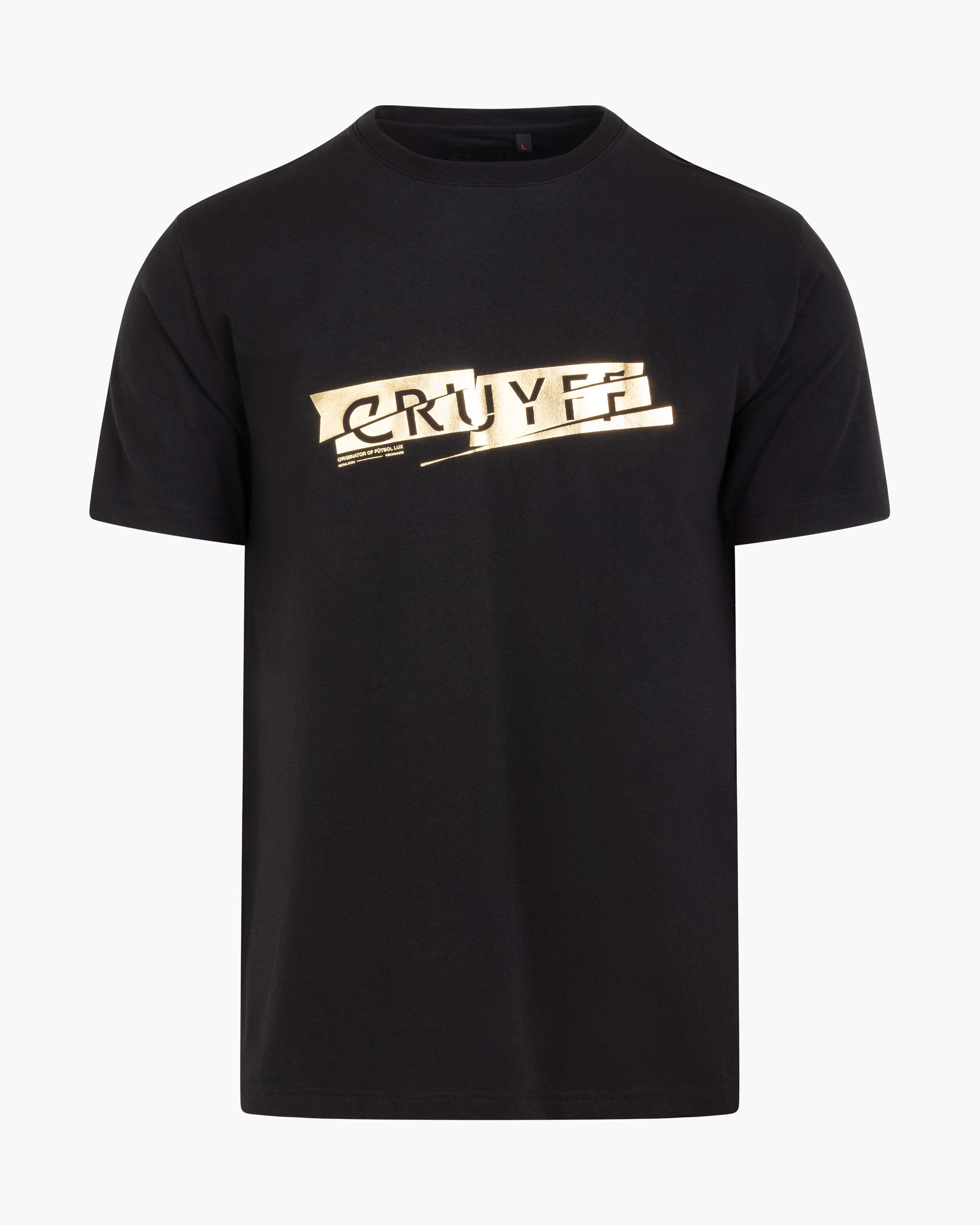 Black and gold t shirt mens online