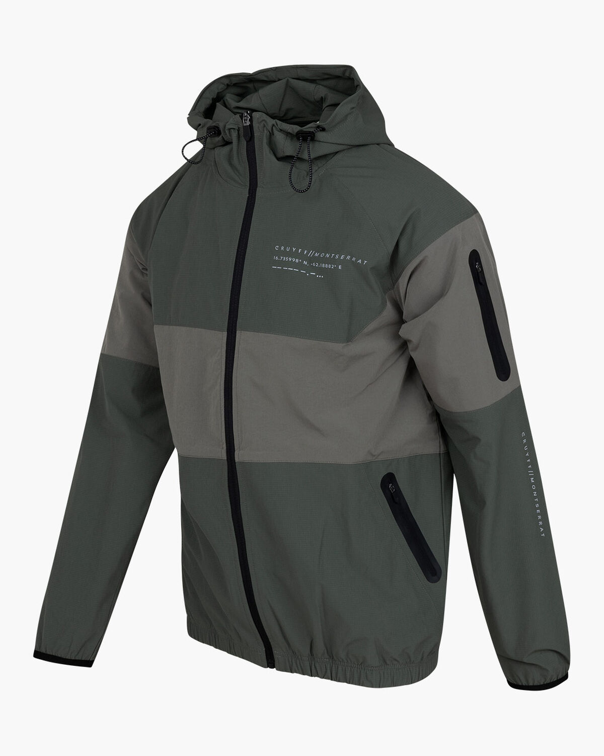 Mantel Track Jacket, Army green, hi-res