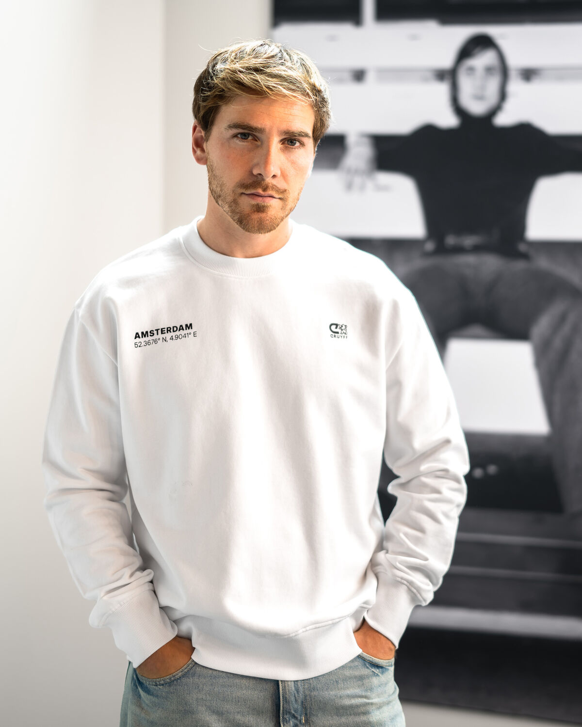 City Pack Crewneck AMS, White, hi-res