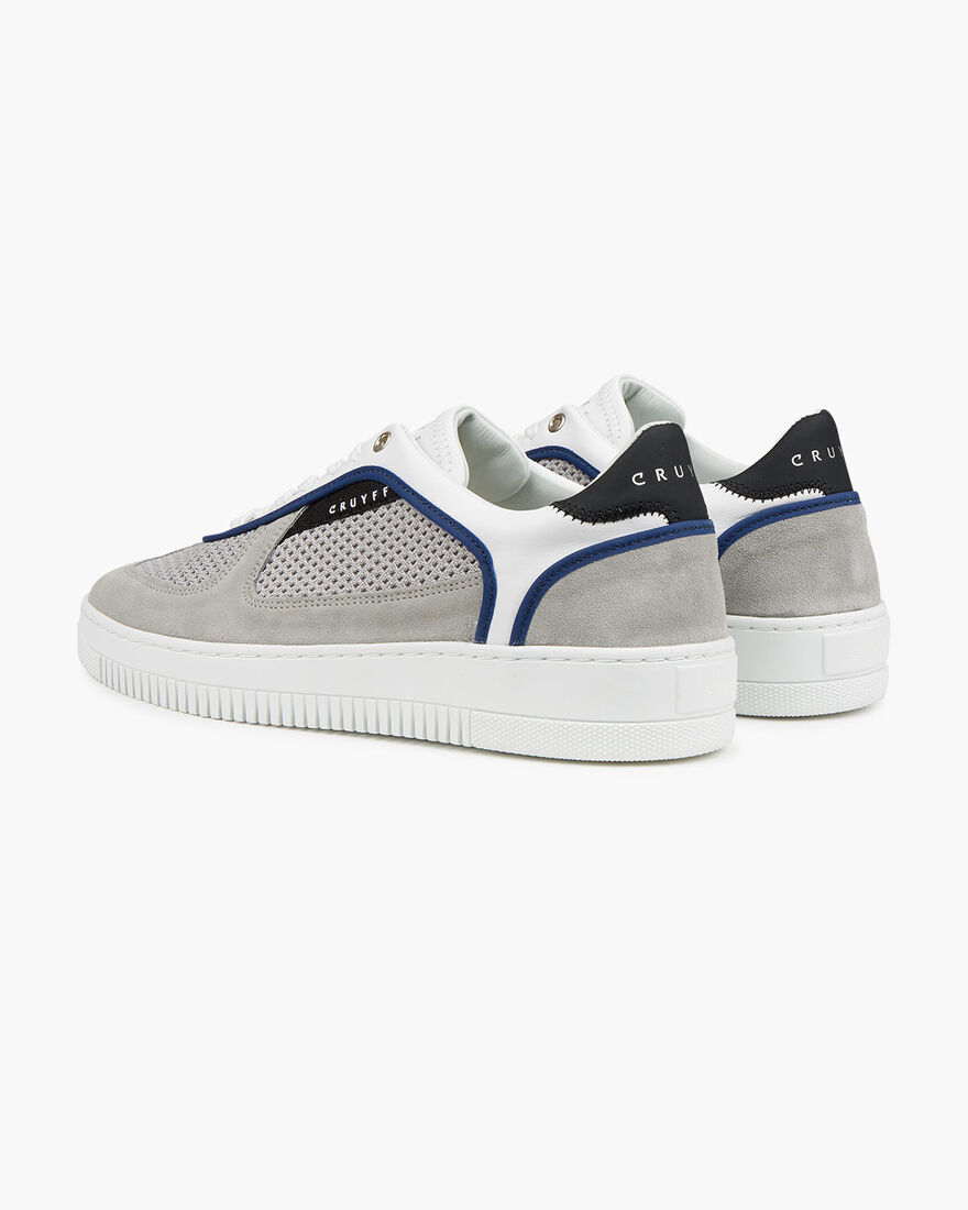 Cristallo - White/Grey - Nappa/Sciarada Suede, Grey/White, hi-res