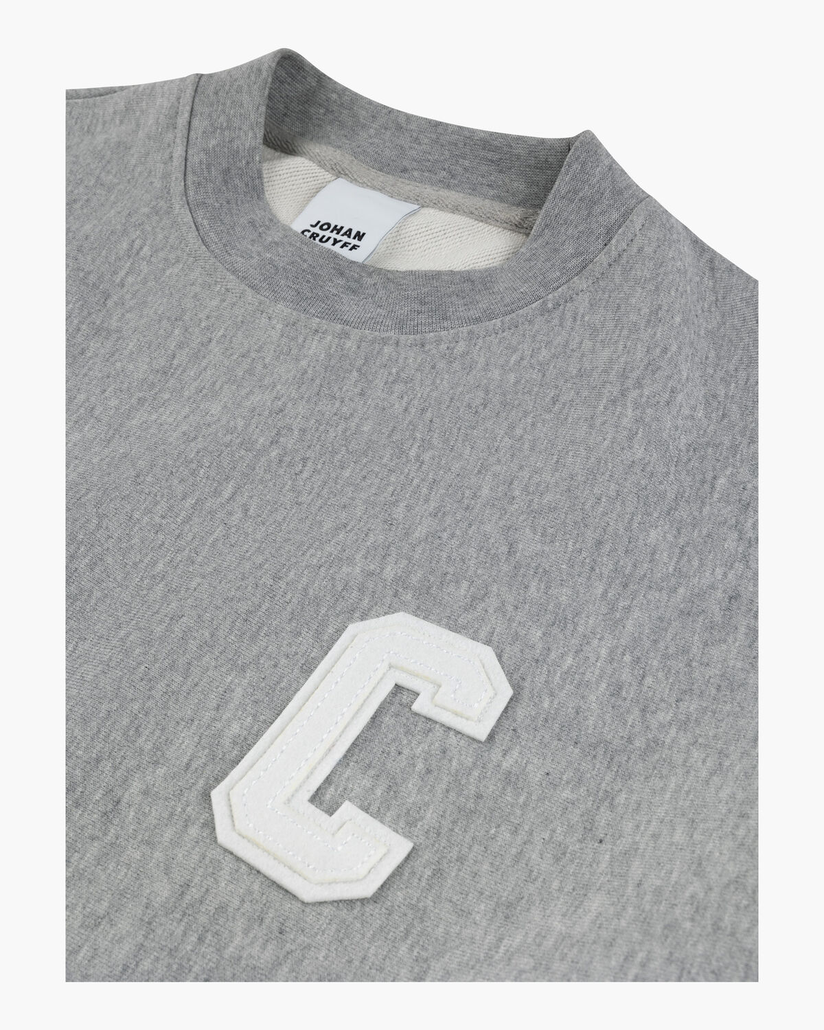 JC Sweat Crewneck, Grey/Grey, hi-res