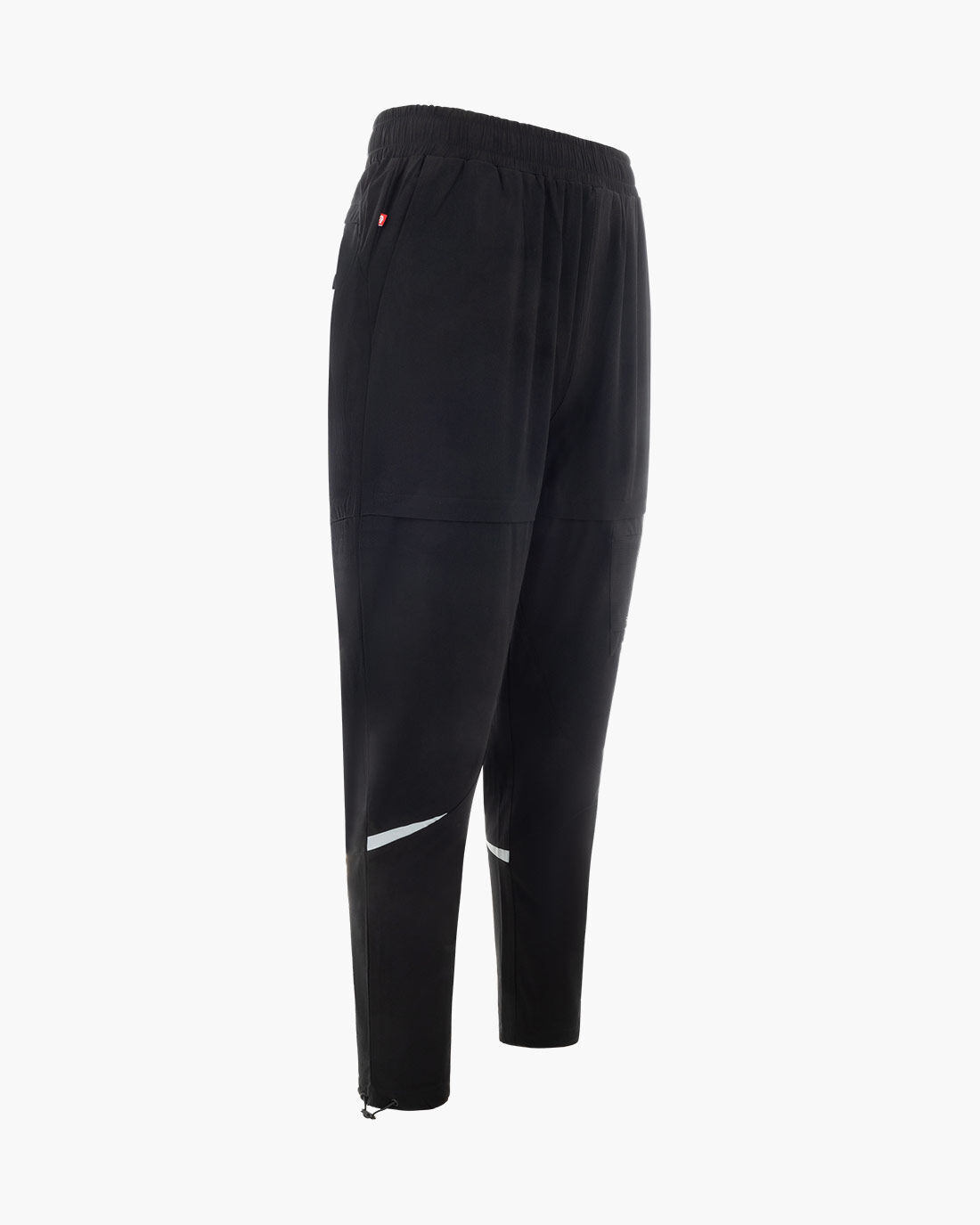 Black woven track pants sales