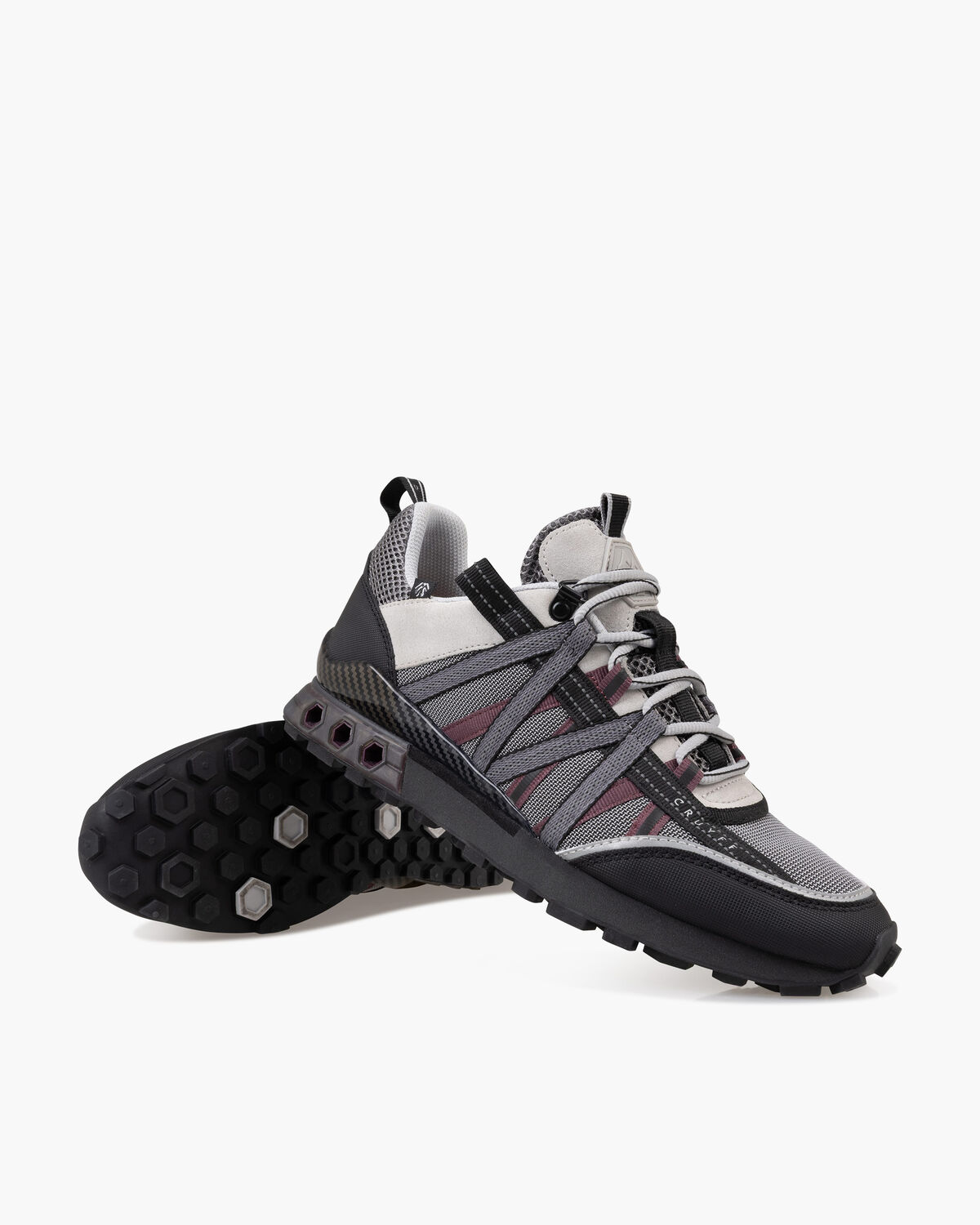 Fearia Hex-Tech // Montserrat, Grey/Red, hi-res