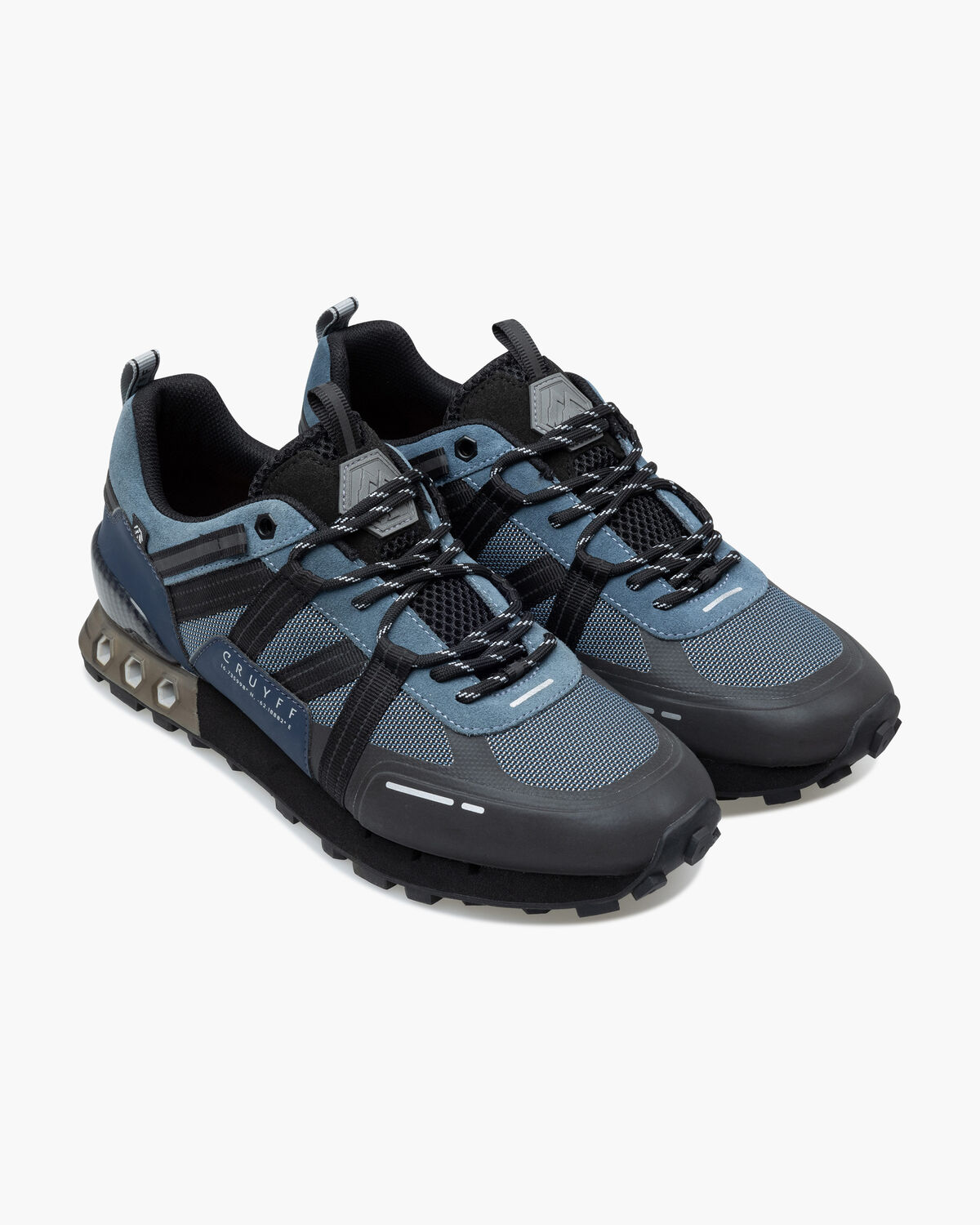 Interlace Hex-Tech // Montserrat, Navy, hi-res