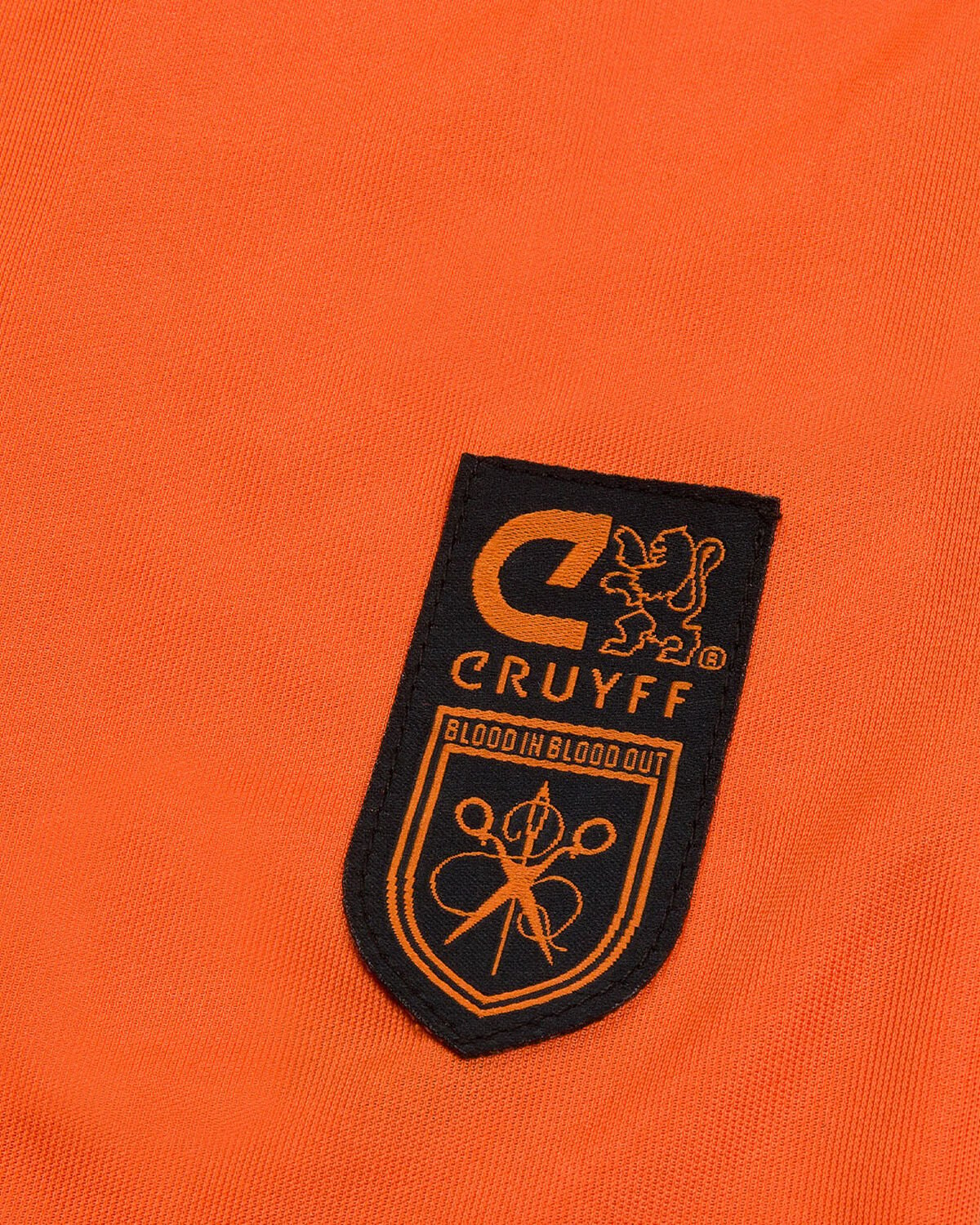 Cruyff Euro Womens Tee, Orange, hi-res