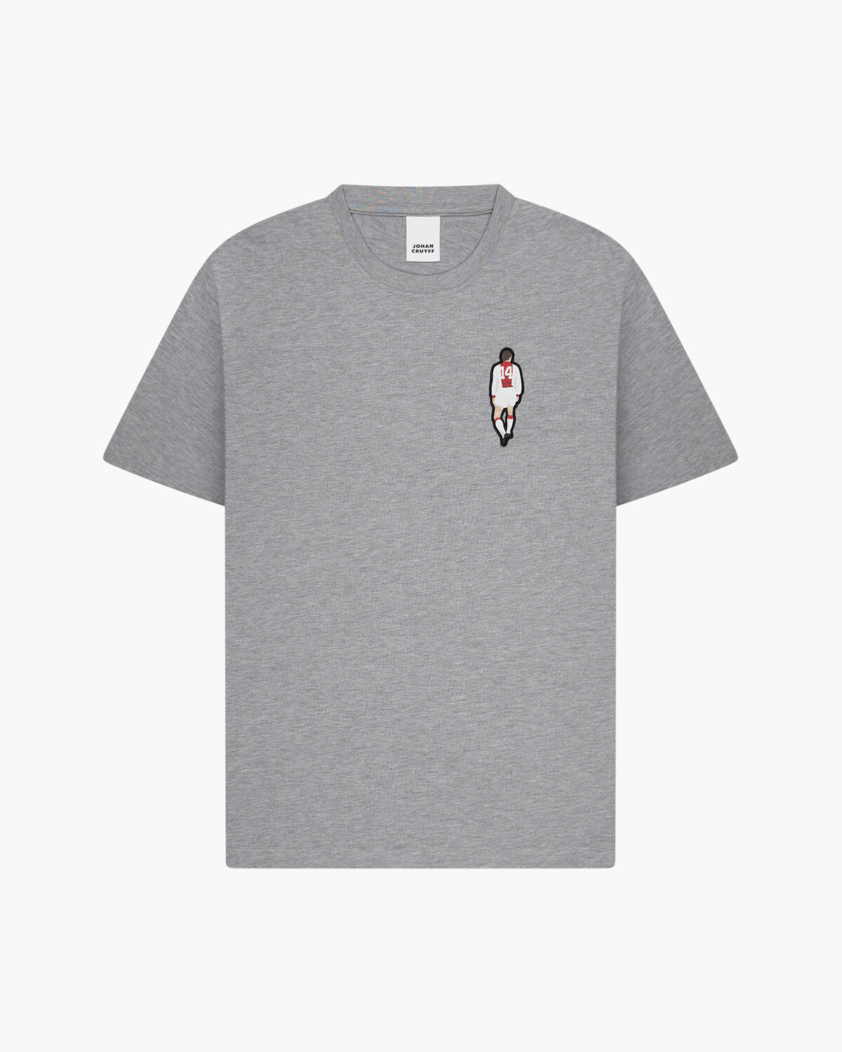 Luxury Signature Tee, Grey, hi-res