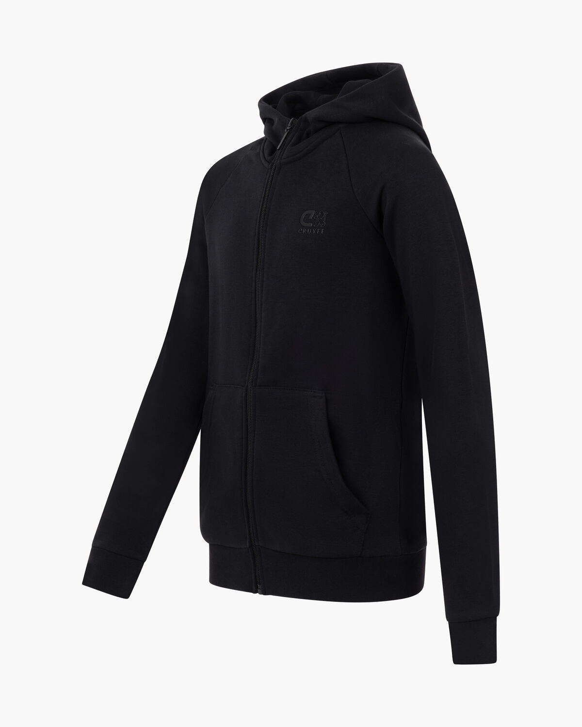 Classic Zip-Through, Black, hi-res