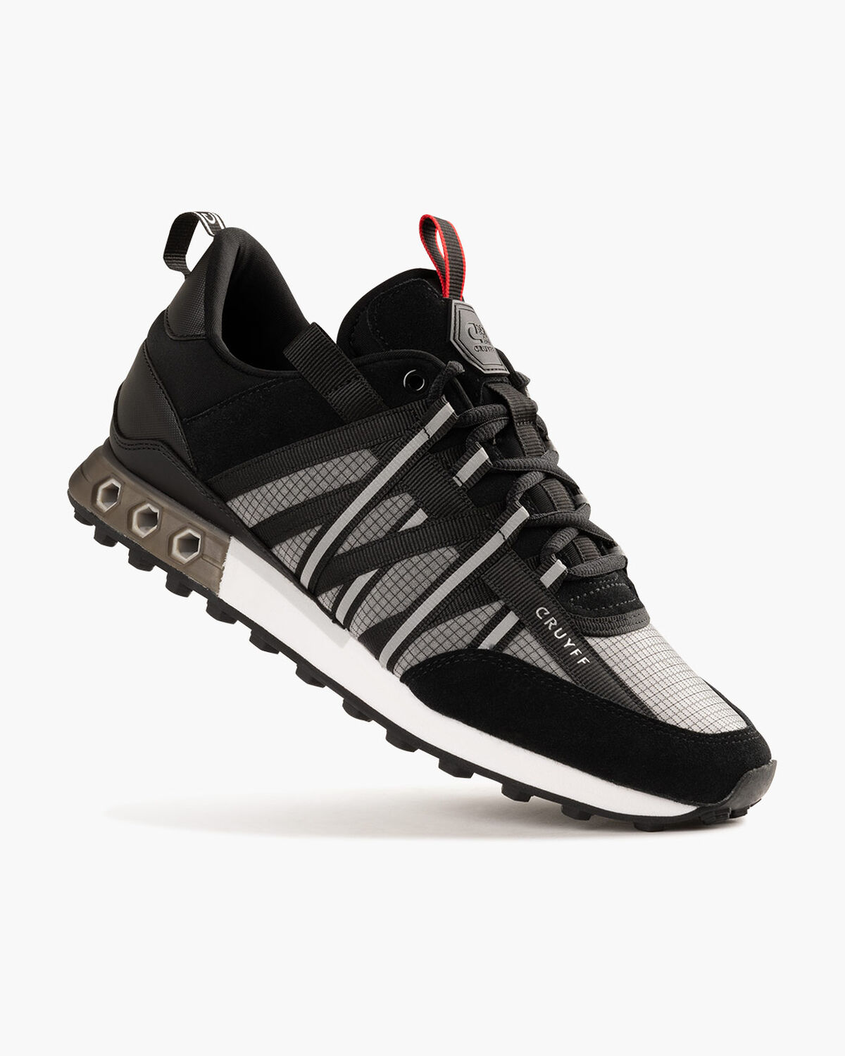 Fearia Hex - Grid Ripstop/Suede, Black/Grey, hi-res