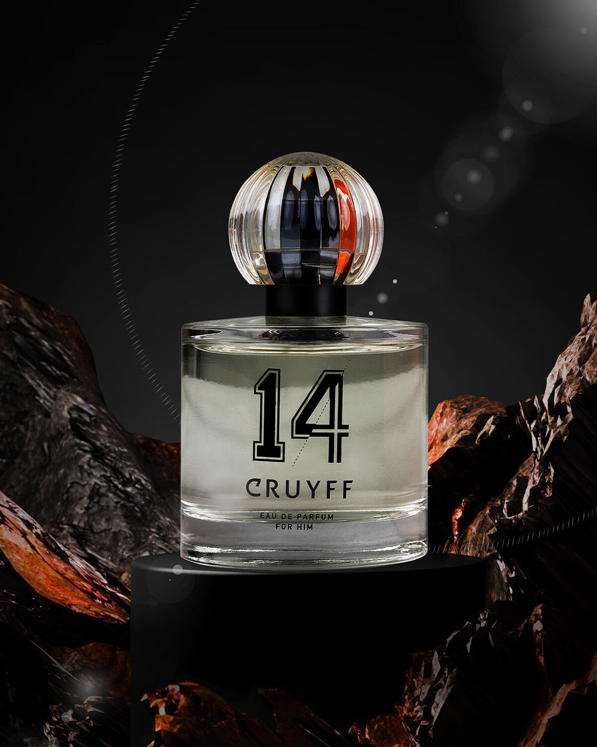 Cruyff 14 Parfum Men, Black, hi-res