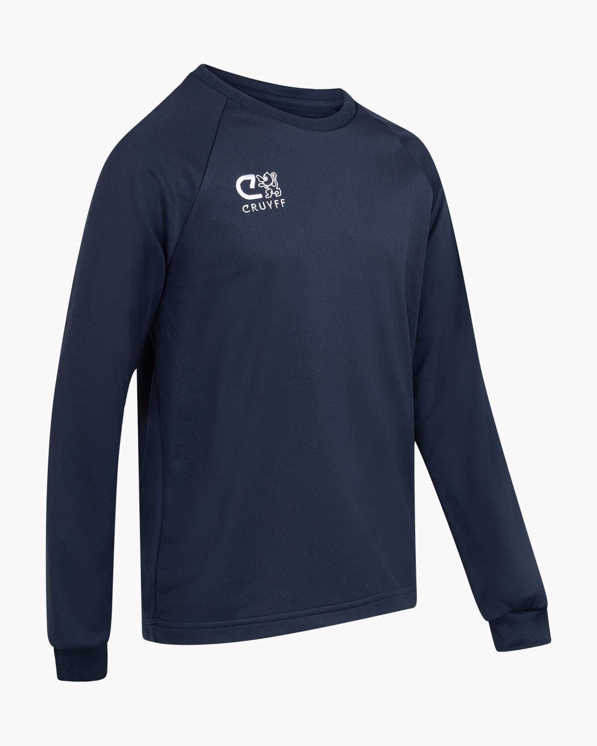 Cruyff Turn Tech Crew Top Junior, Navy, hi-res