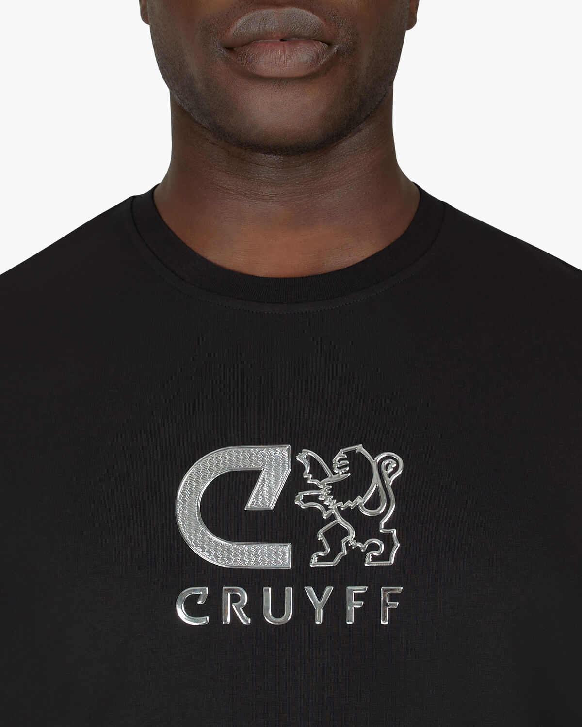 C-Lion Reflective Tee, Black, hi-res