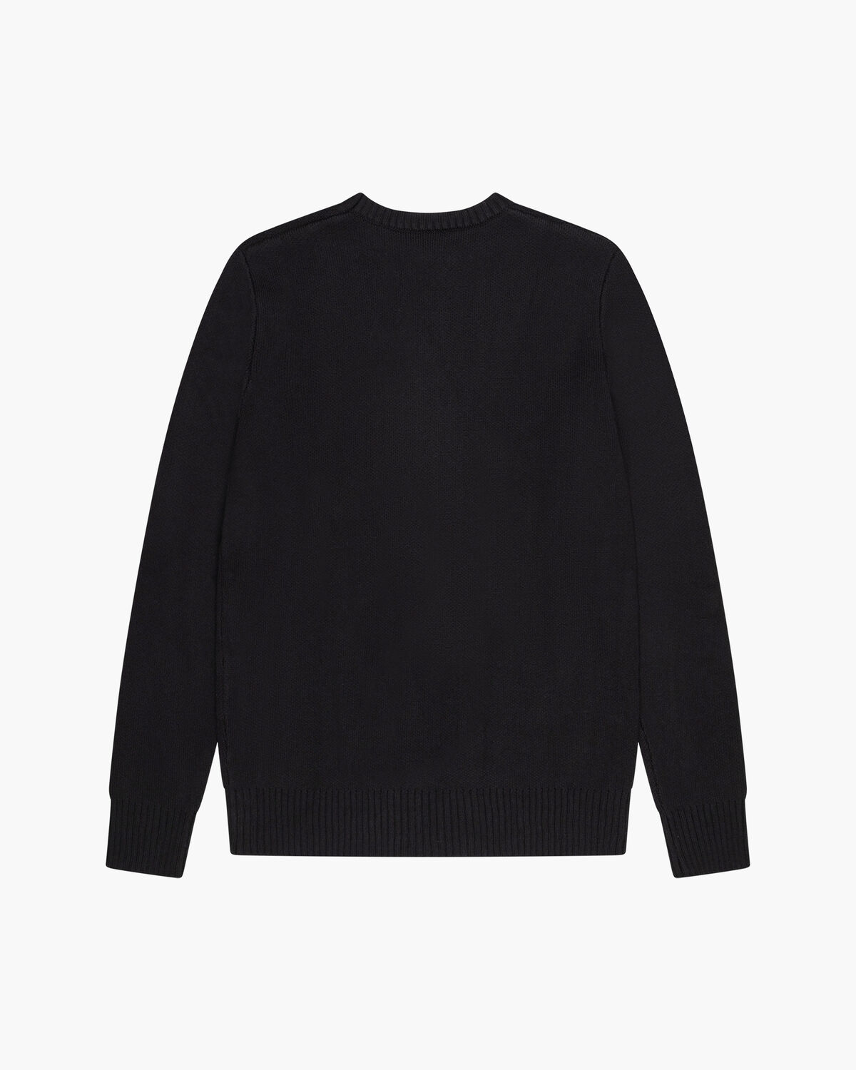 Johan Knit Crewneck, Black, hi-res