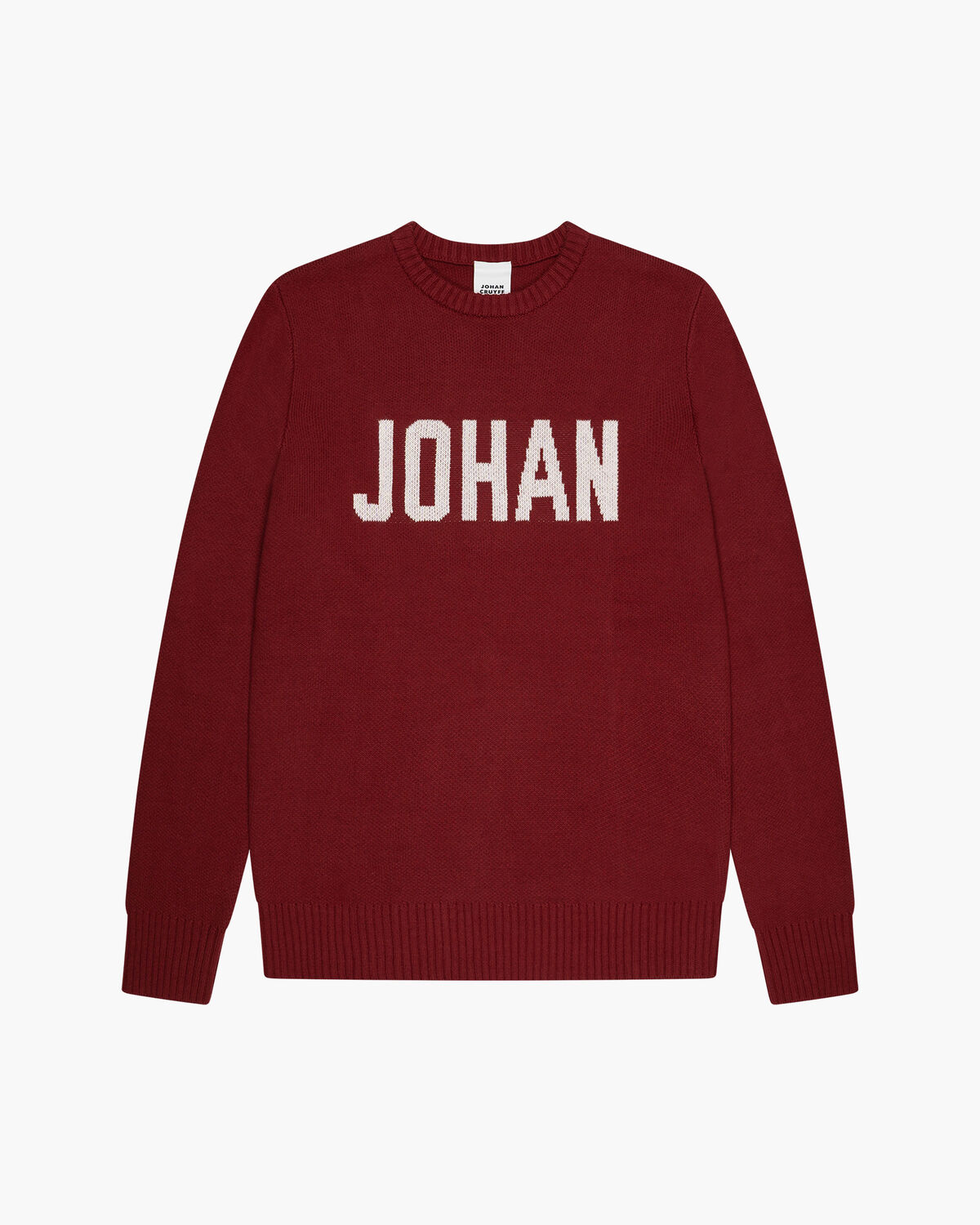 Johan Knit Crewneck, Bordeaux, hi-res