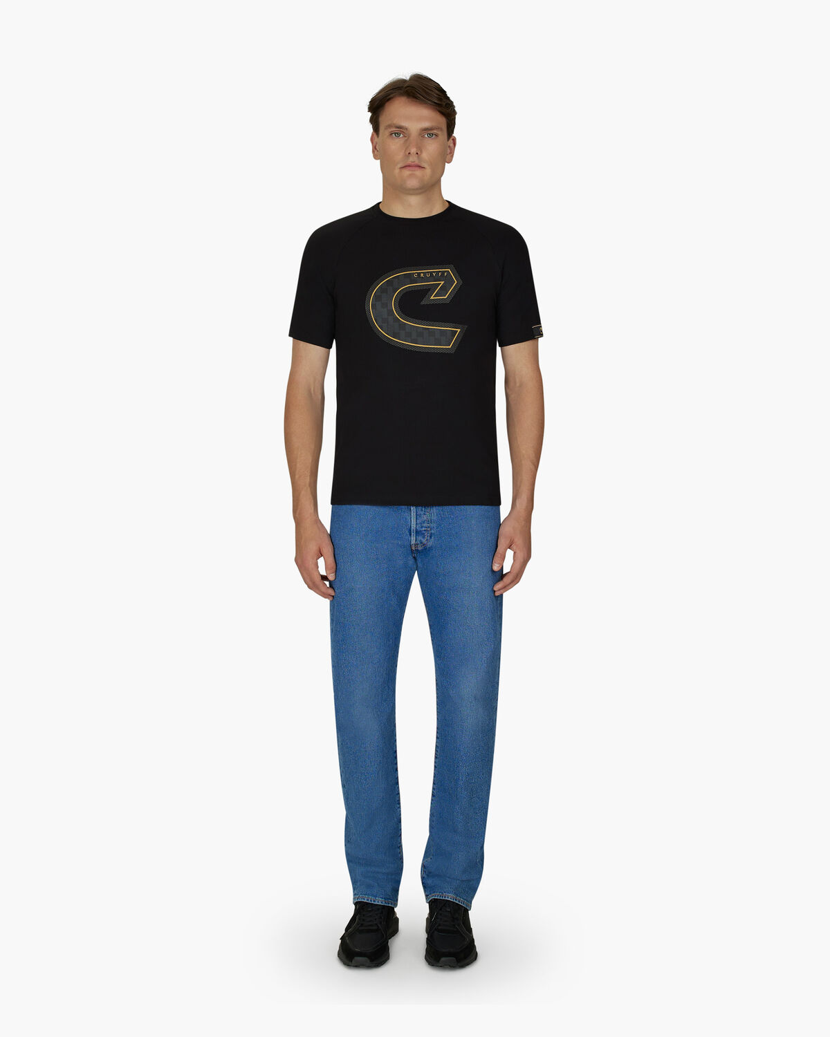 C-Tee, Black/Gold, hi-res