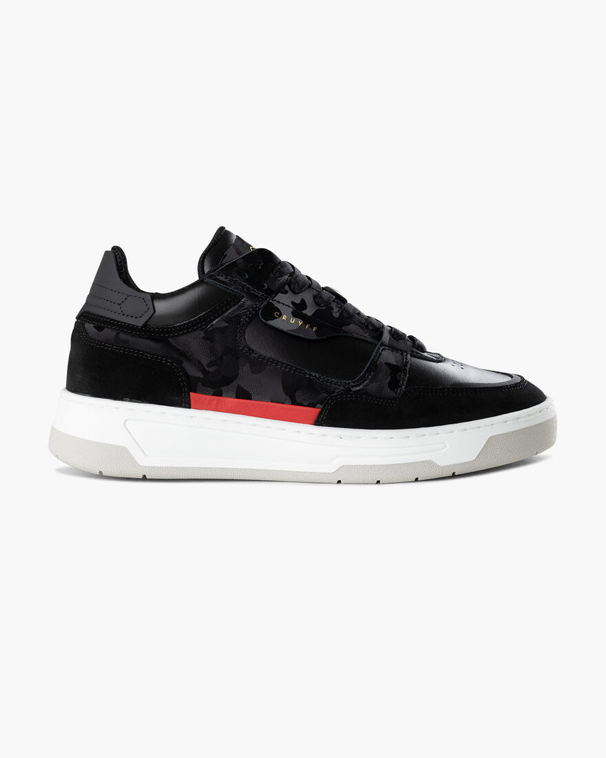 Nemes Mid - Soft Nappa/Camo leather, Black/Red, hi-res