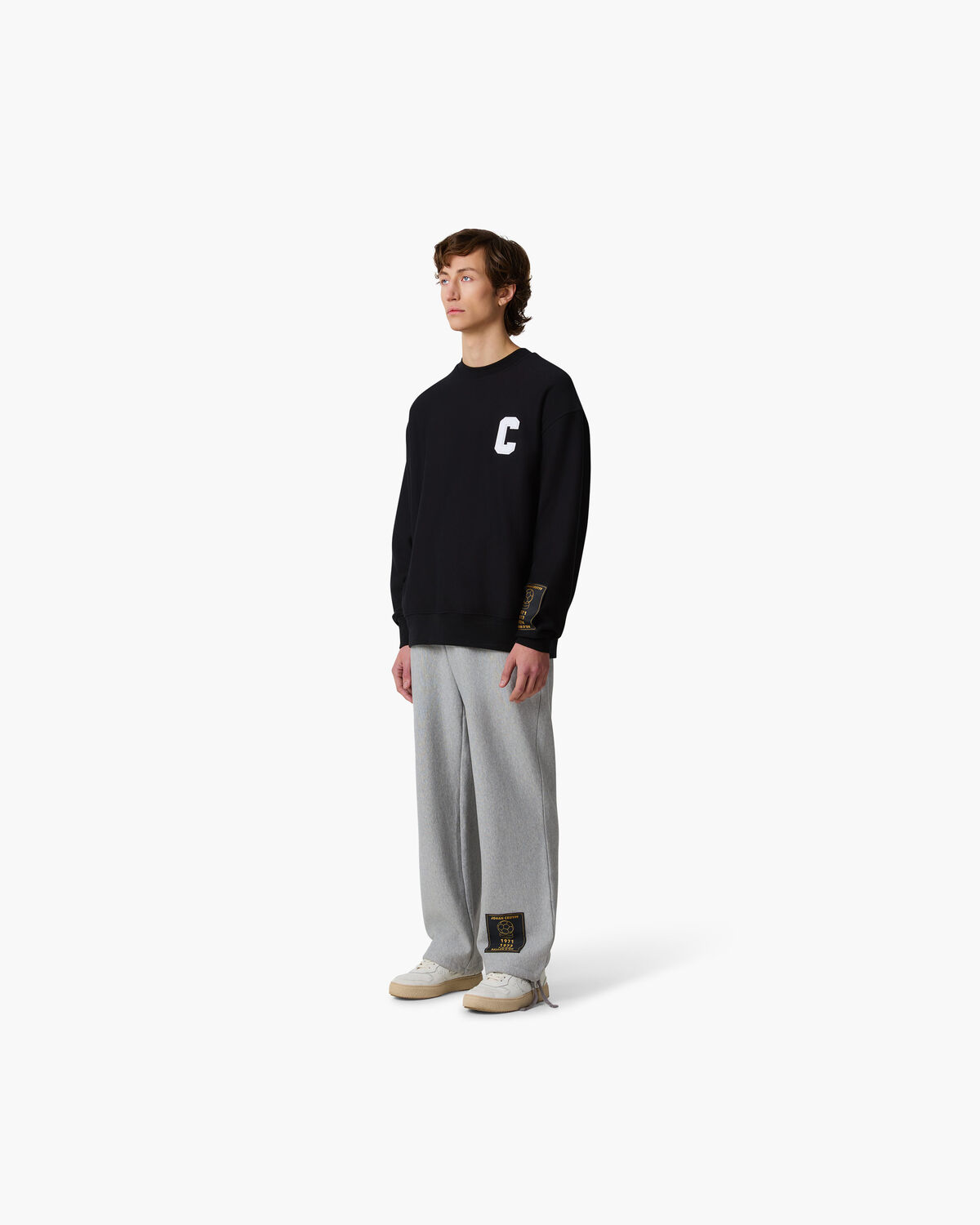 JC Sweat Crewneck, Black, hi-res