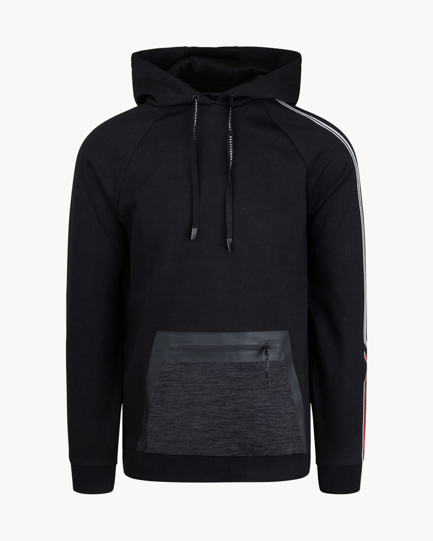 Mantel Hoodie, Black, hi-res