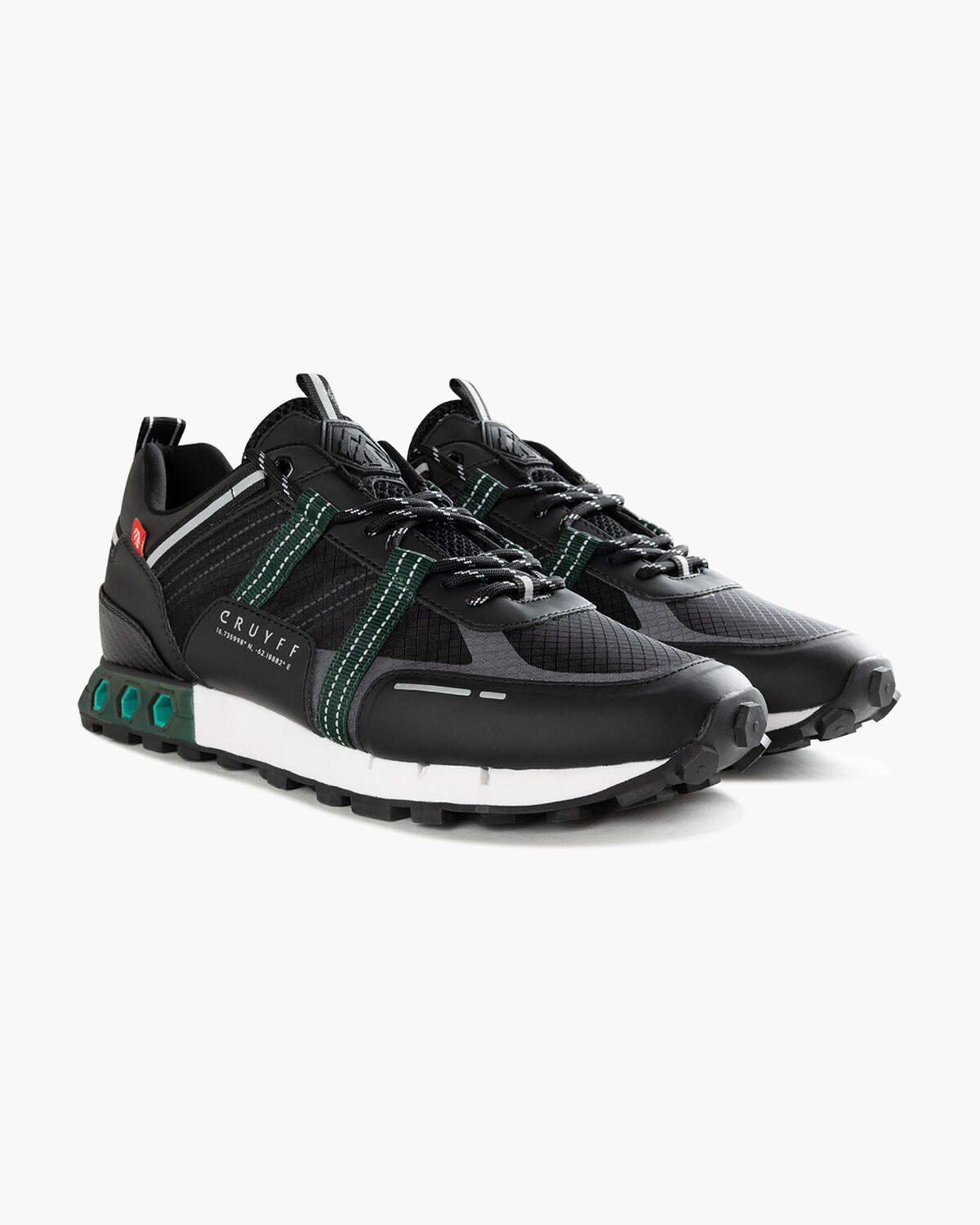 Inter Lace \\ Montserrat, Black/Green, hi-res