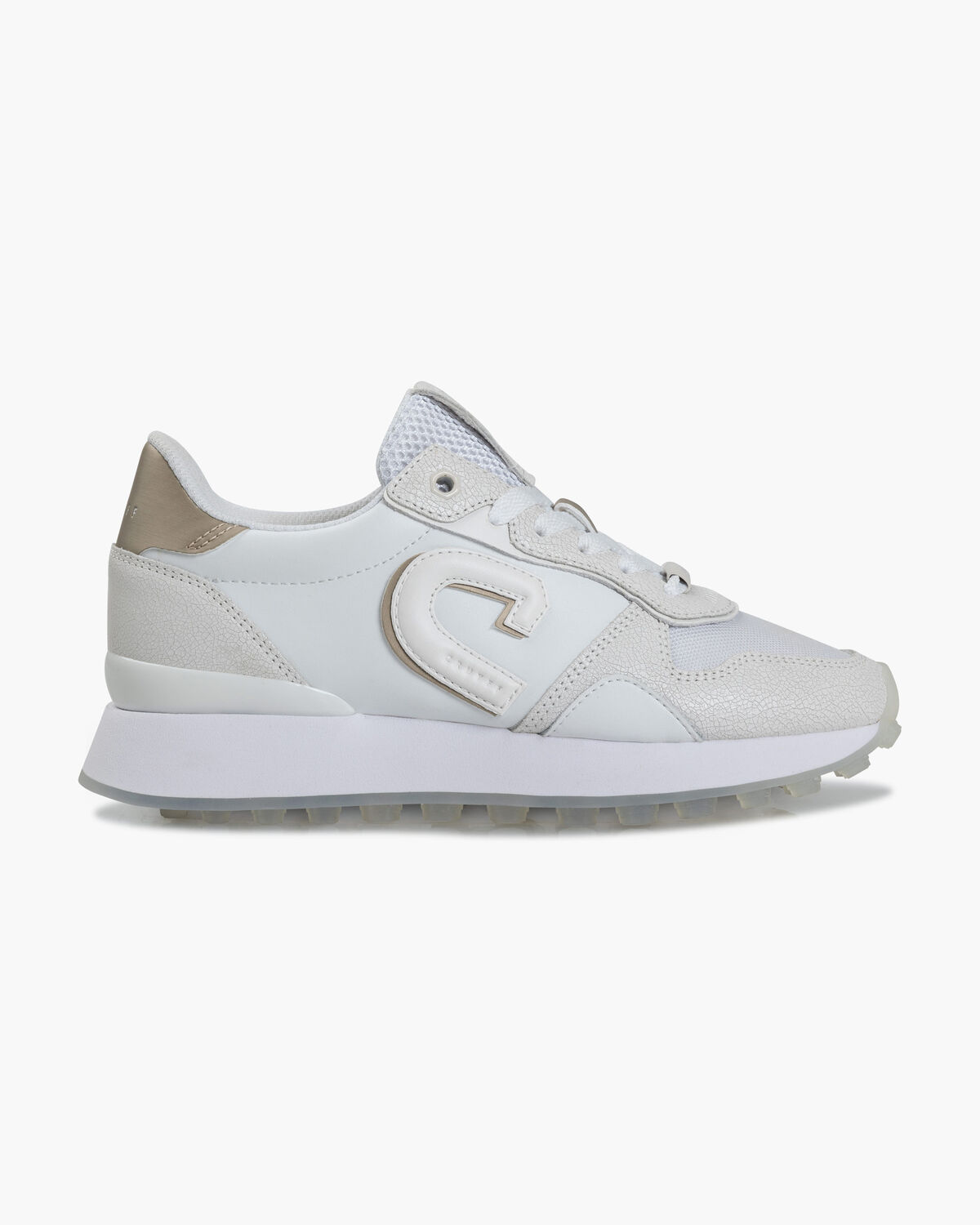Park Runner-Suede, White/Gold, hi-res