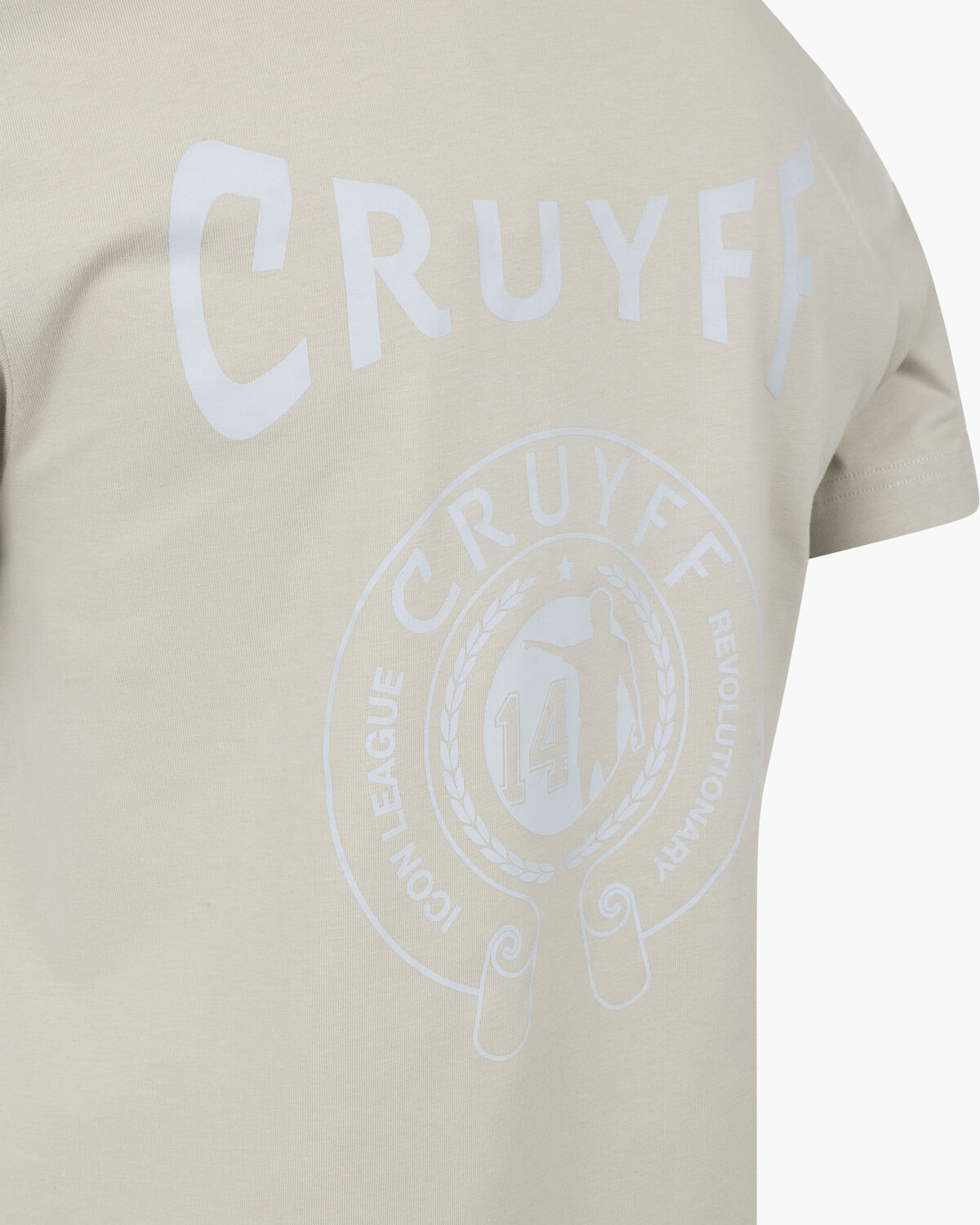 League Logo Tee, Sand/Yellow, hi-res