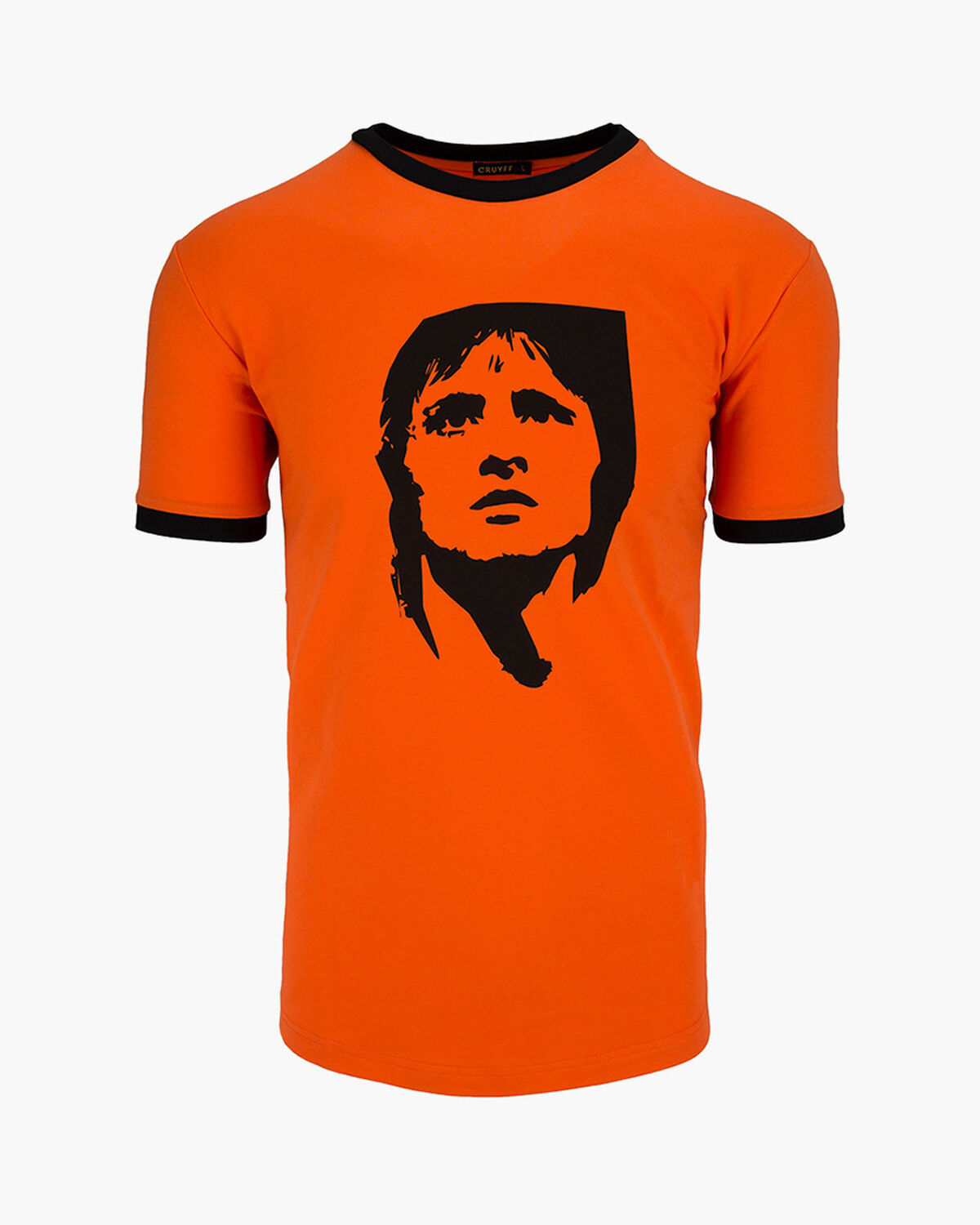 Cruyff Icon Tee - Orange - Cotton, , hi-res