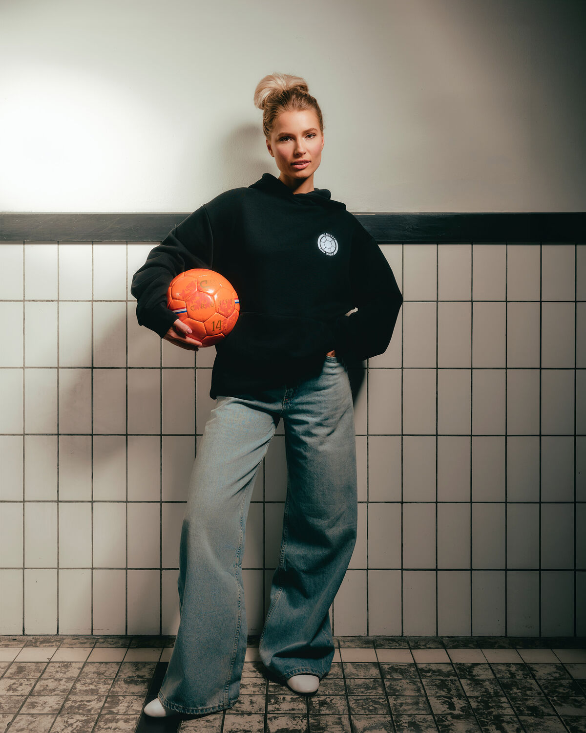 Team Cruyff Hoodie, Black, hi-res