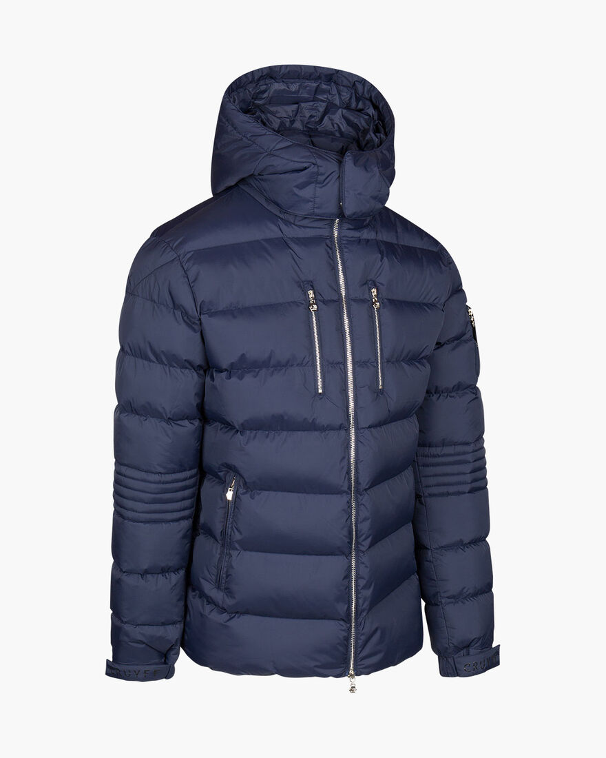 Veneto Quilted Jacket - Navy - 100% Polyamide, Navy, hi-res
