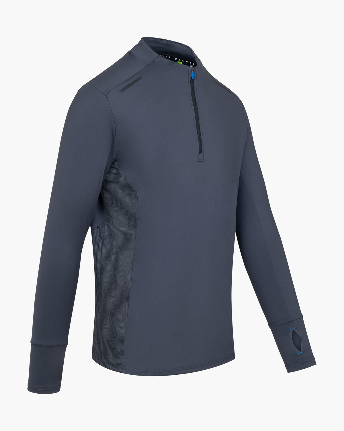 Metabolic 1/4 Zip LS Top, Light Grey, hi-res