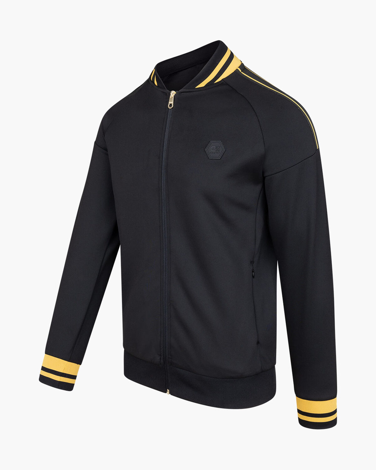 Massino scuba track top, Black, hi-res