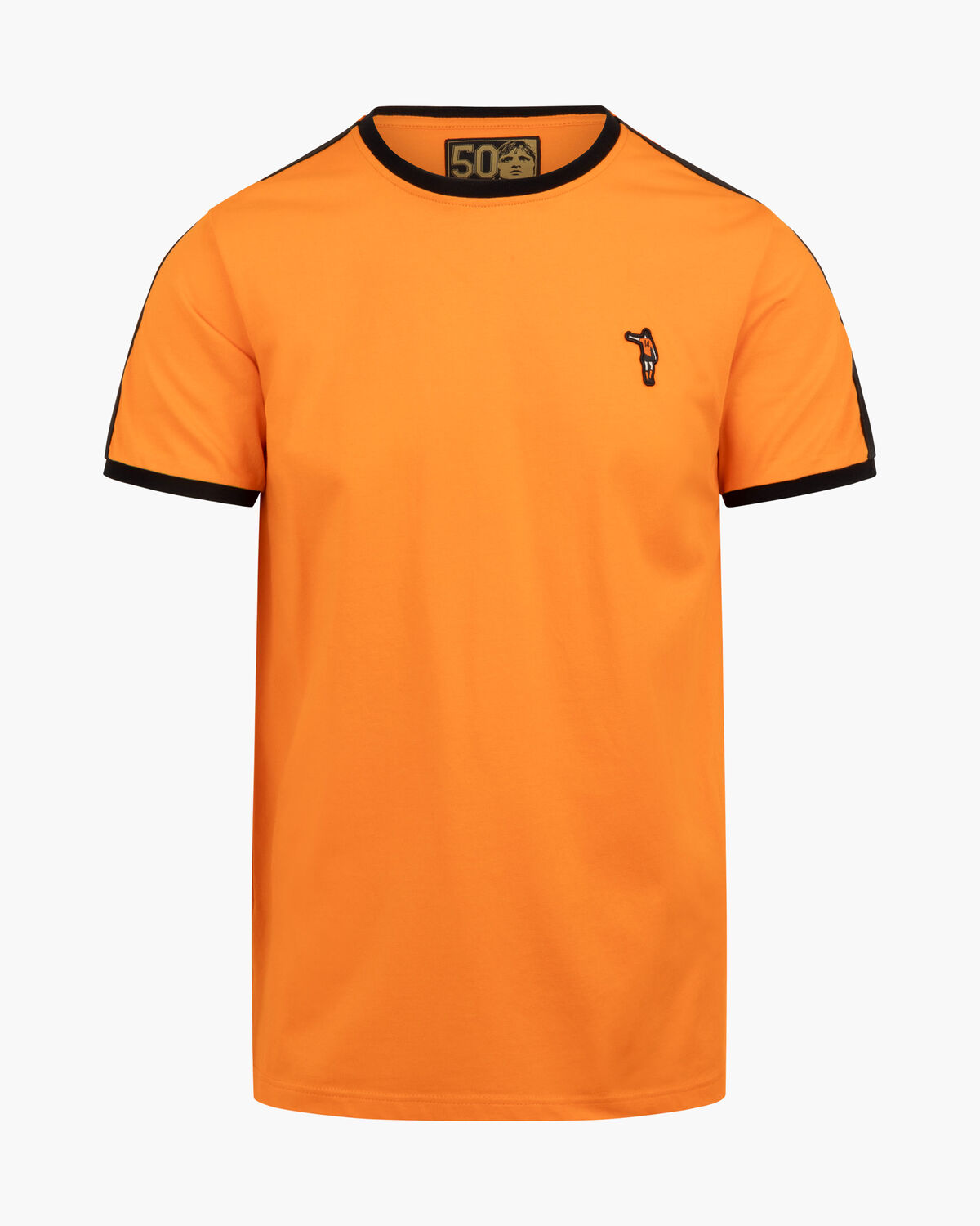 Dos Rayas Ringer Tee, Orange, hi-res