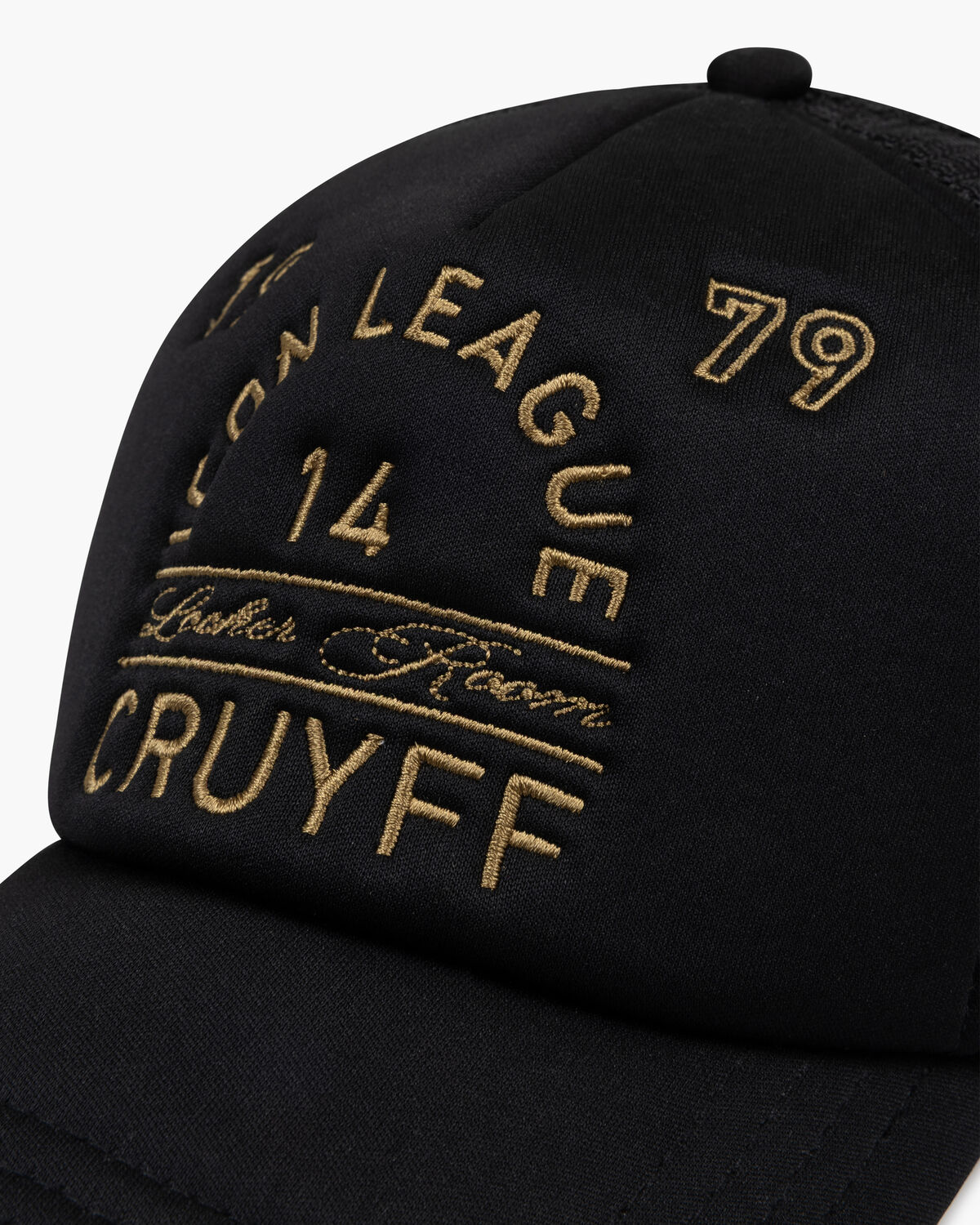 Retro Trucker Cap, Black/Gold, hi-res