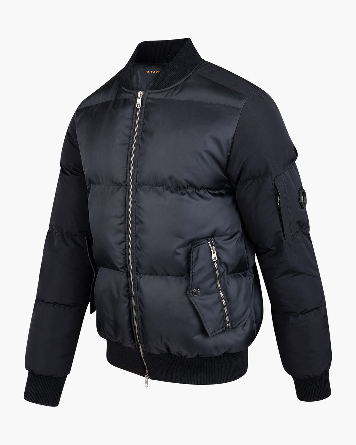 Aneto Bomber - Recycled Polyester, Black, hi-res