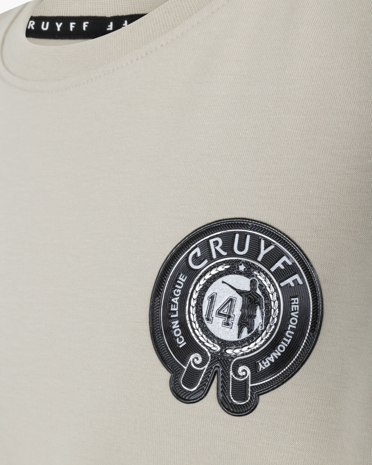 League Logo Tee, Sand/Yellow, hi-res