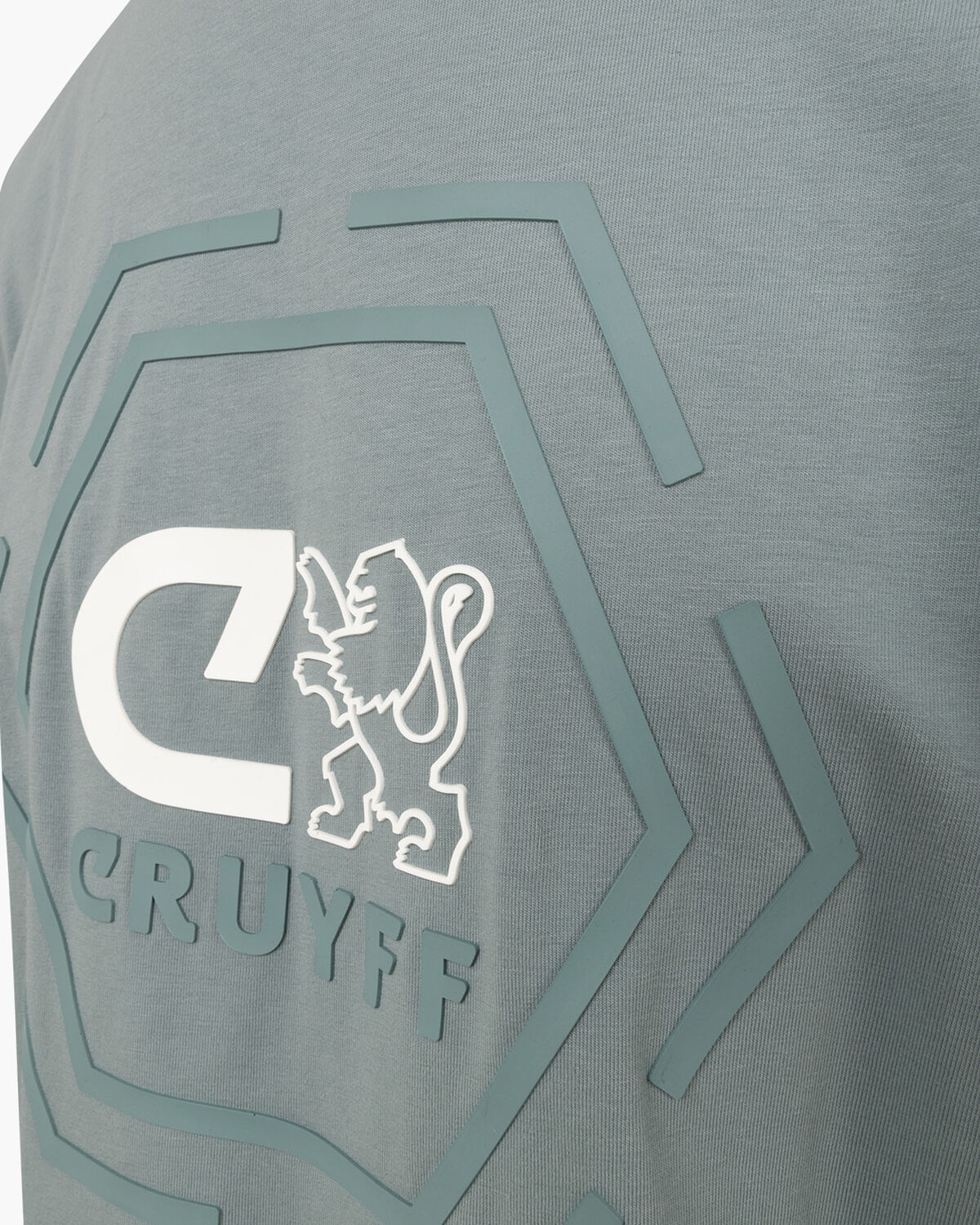 Kane Tee - 95% Co 5%Ea, Lead Blue, hi-res